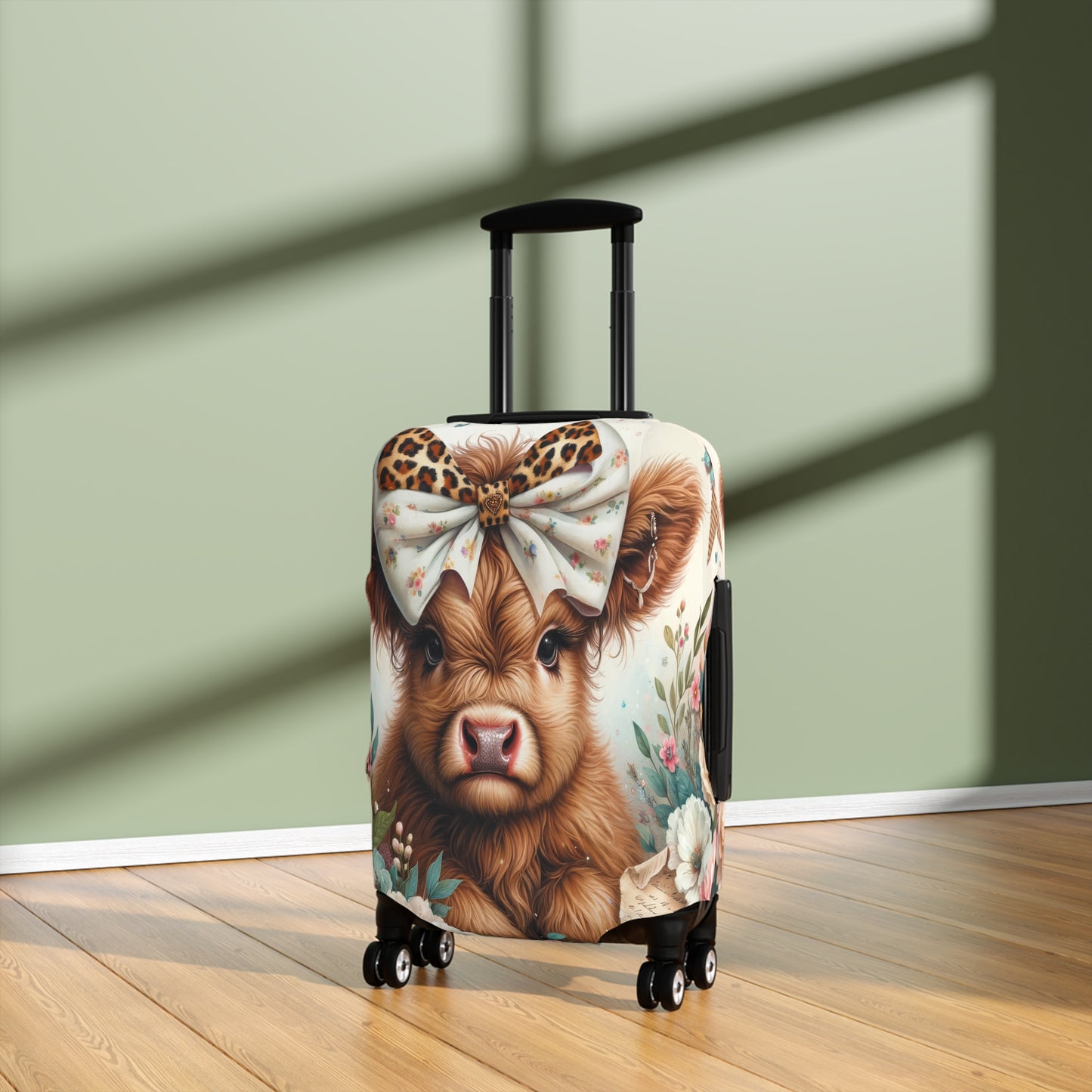 Luggage Cover, Highland Cow, awd-5002