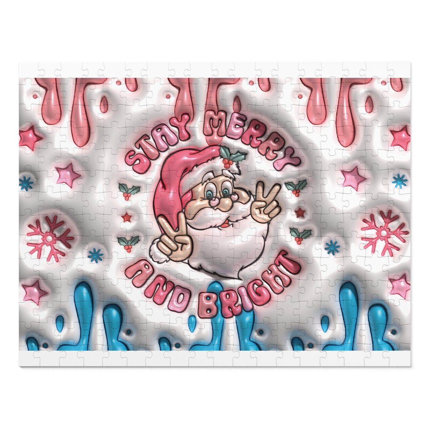 Jigsaw Puzzle, Christmas, Santa, Personalised/Non-Personalised (30, 110, 252, 500,1000-Piece)