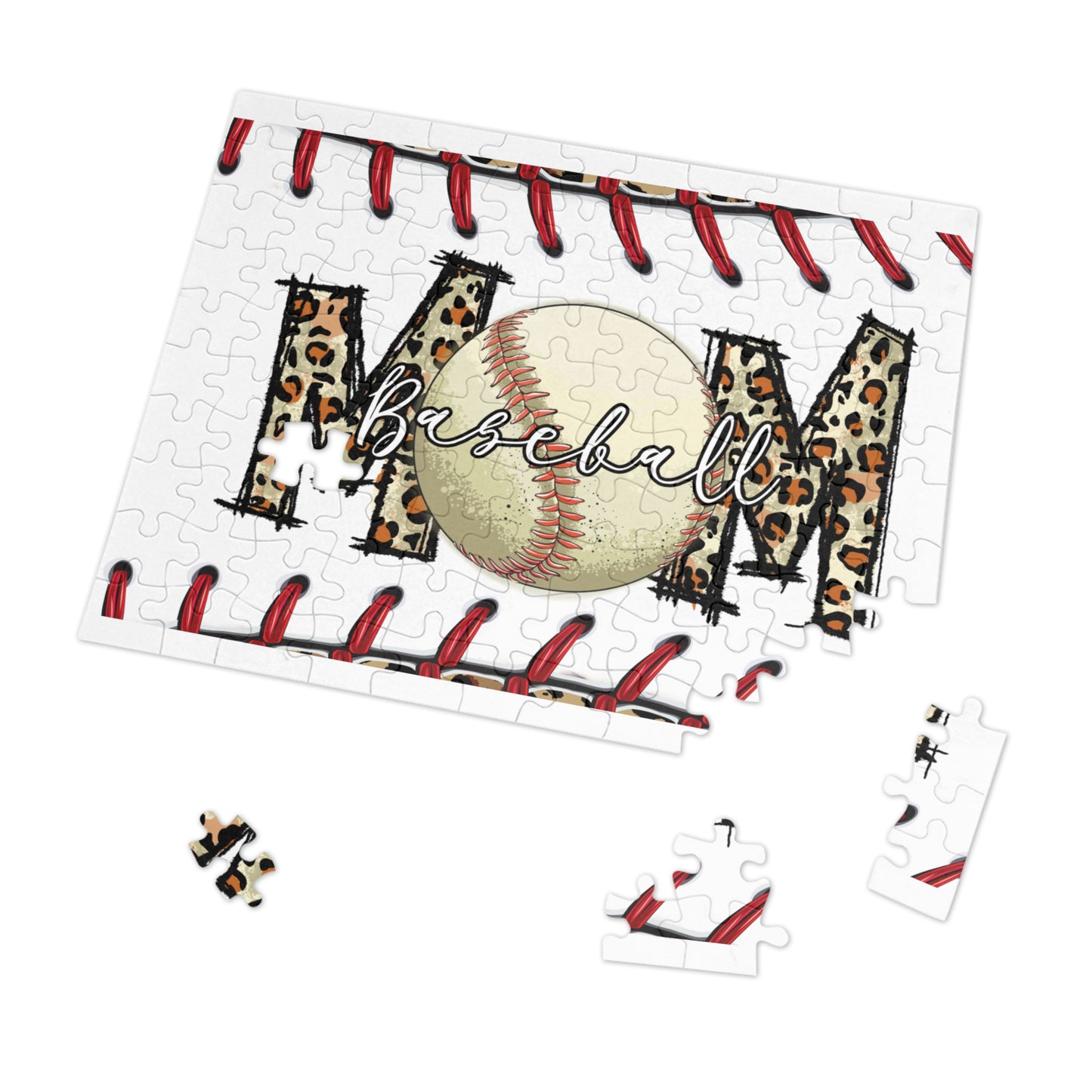 Puzzle, Baseball Mom, Personalised/Non-Personalised (30, 110, 252, 500,1000-Piece) awd-608