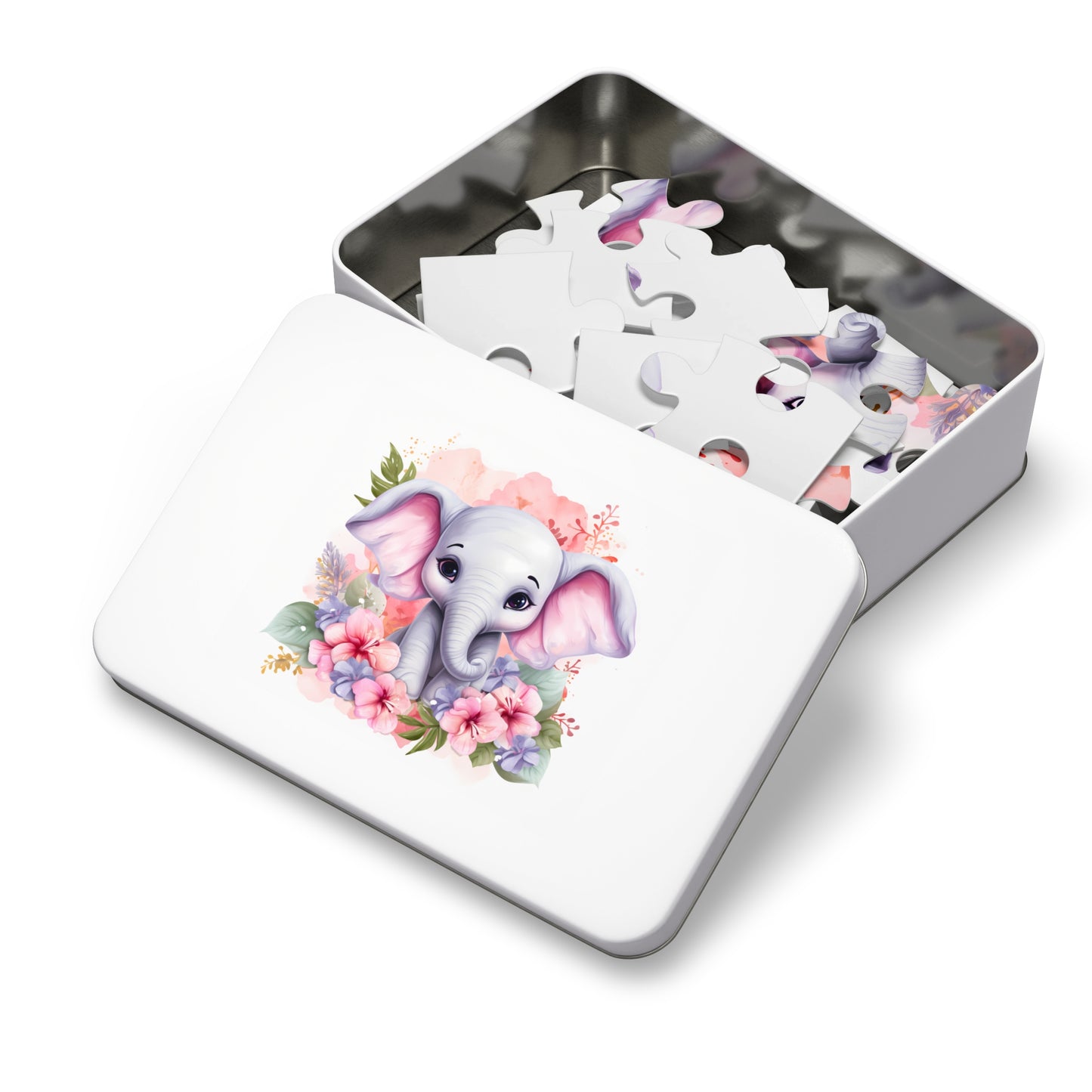 Jigsaw Puzzle, Elephant, Personalised/Non-Personalised (30, 110, 252, 500,1000-Piece)