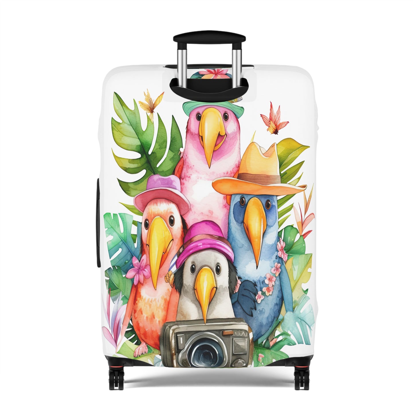 Luggage Cover, Parrots and Camera, awd-326