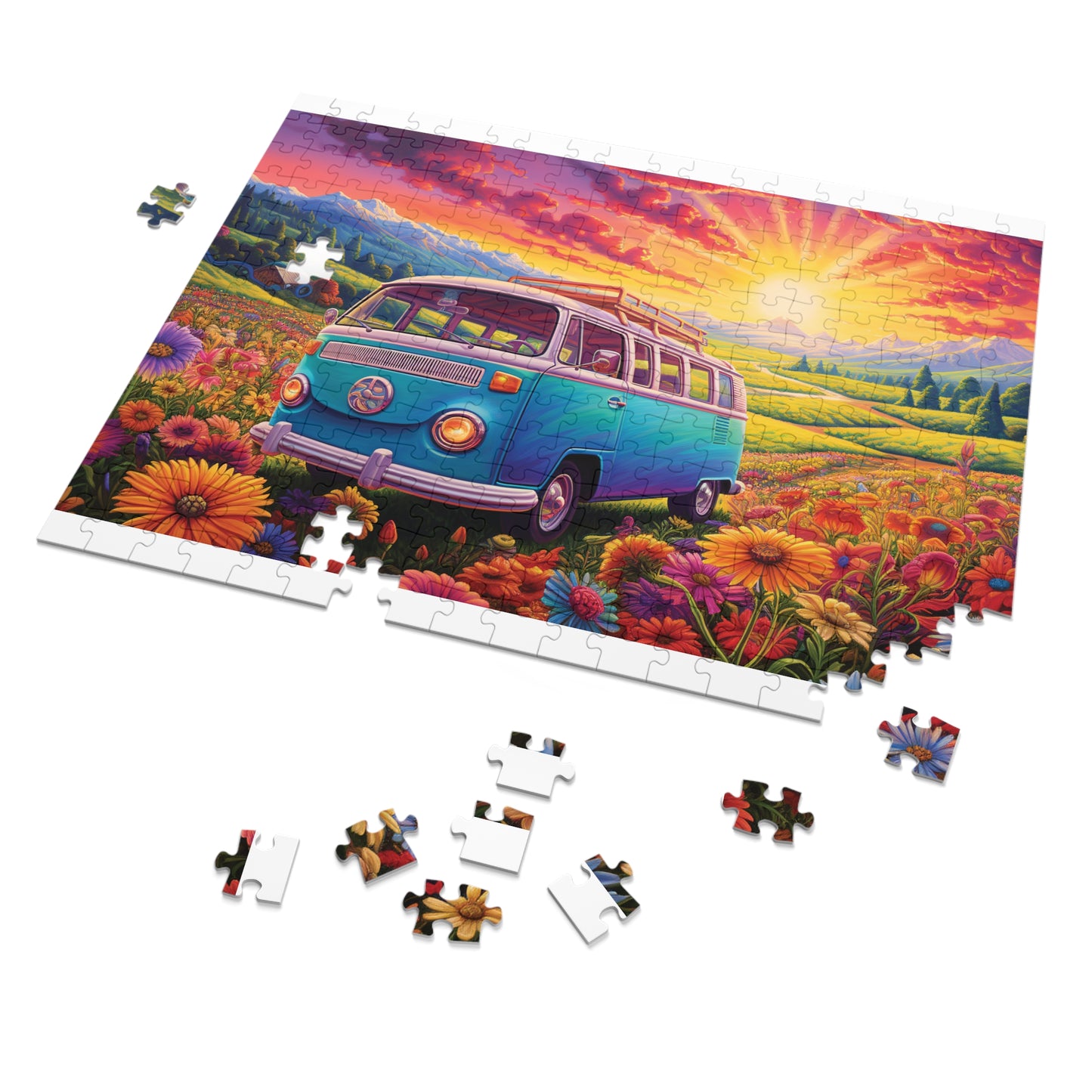 Puzzle, Combi Van, Personalised/Non-Personalised (30, 110, 252, 500,1000-Piece) awd-628