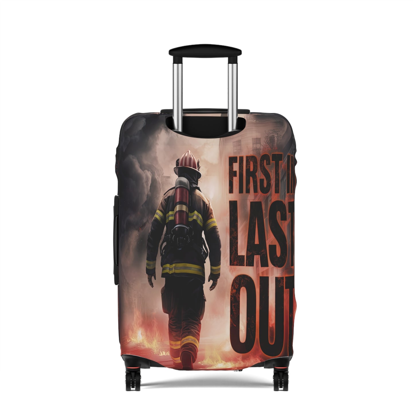 Luggage Cover, Fireman, First in Last Out, awd-1670