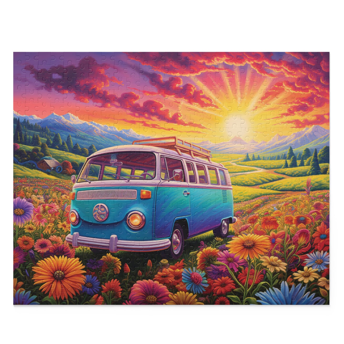 Puzzle, Combi Van (120, 252, 500-Piece) awd-628