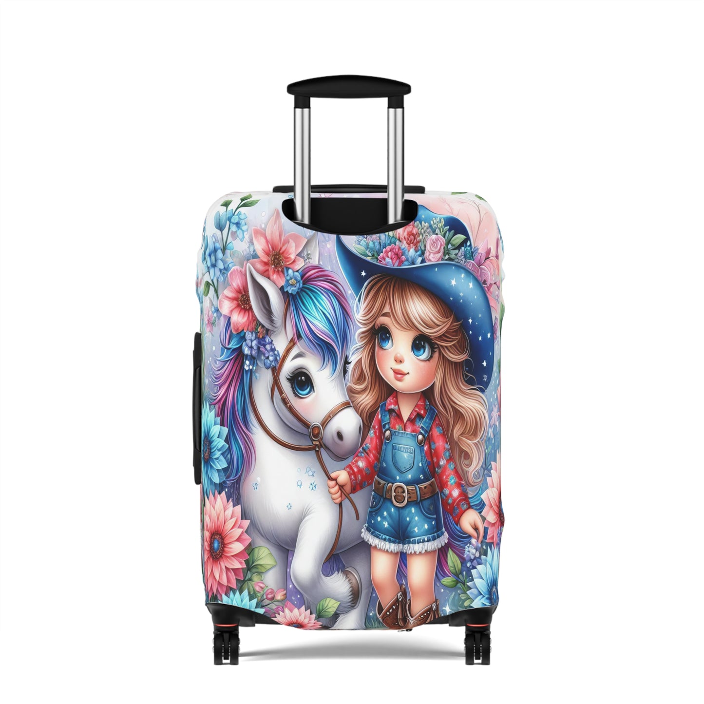 Luggage Cover, Just a Girl who Loves Horses, awd-3071