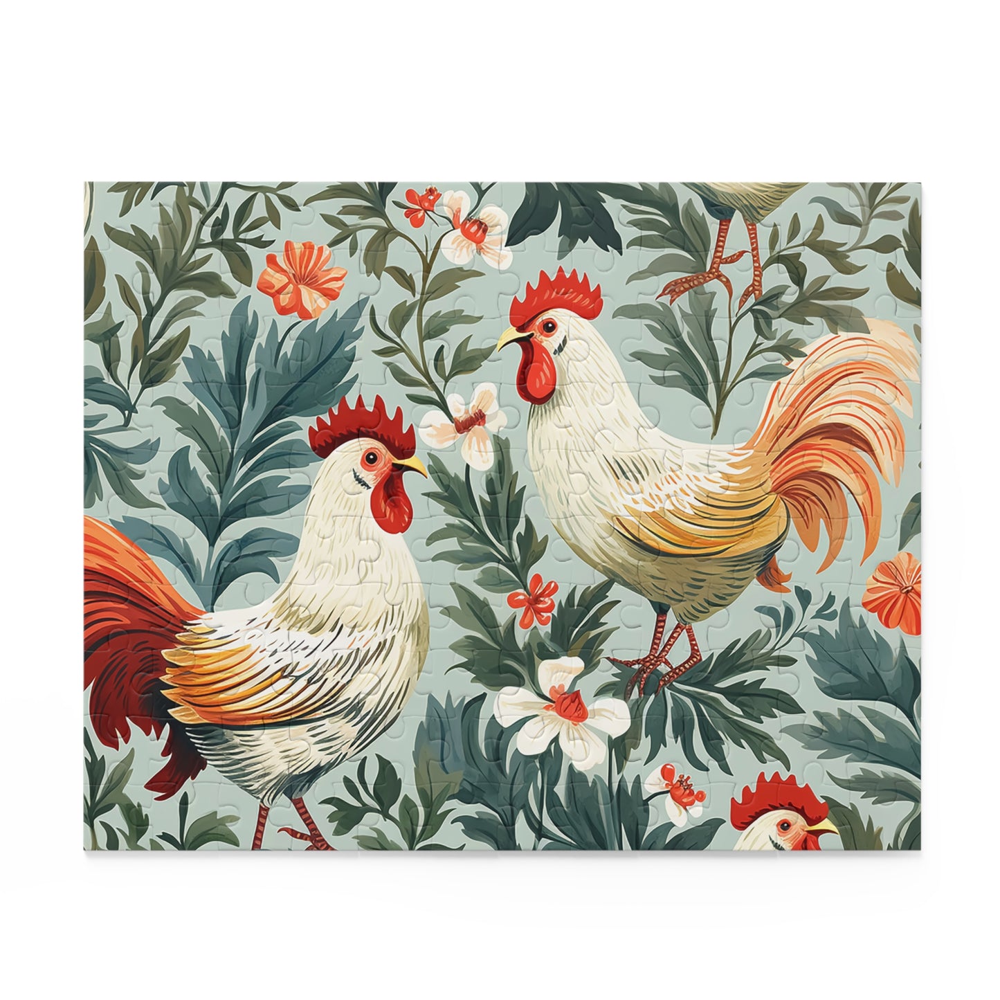 Personalised/Non-Personalised Puzzle, Chickens/Rooster (120, 252, 500-Piece)