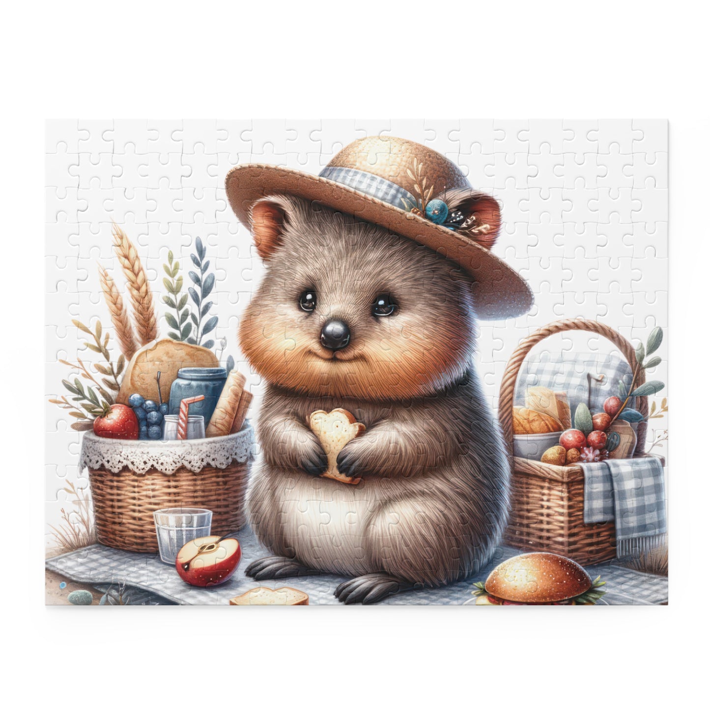 Personalised/Non-Personalised Puzzle, Quokka (120, 252, 500-Piece)