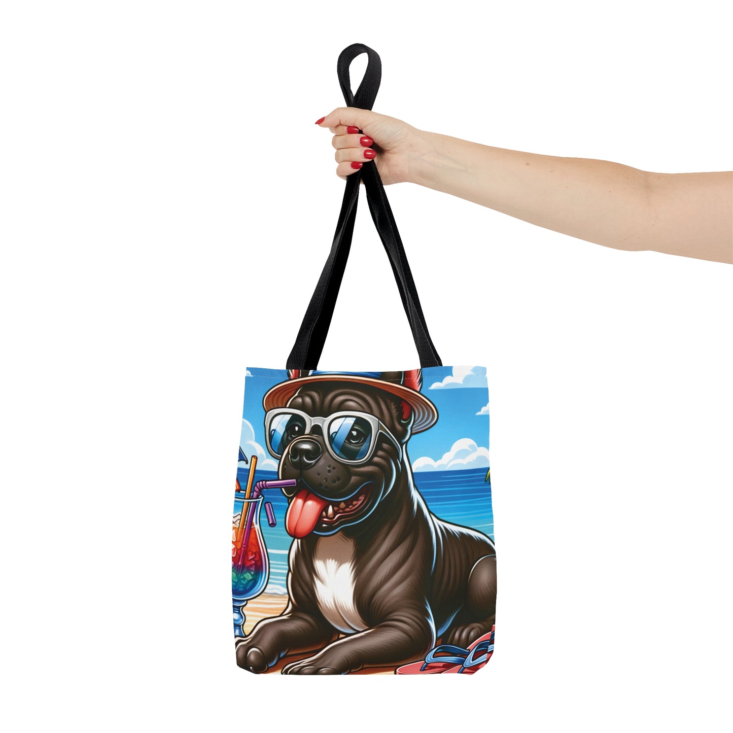 Tote Bag, Dog on Beach, Cane Corso, Tote bag, awd-1202