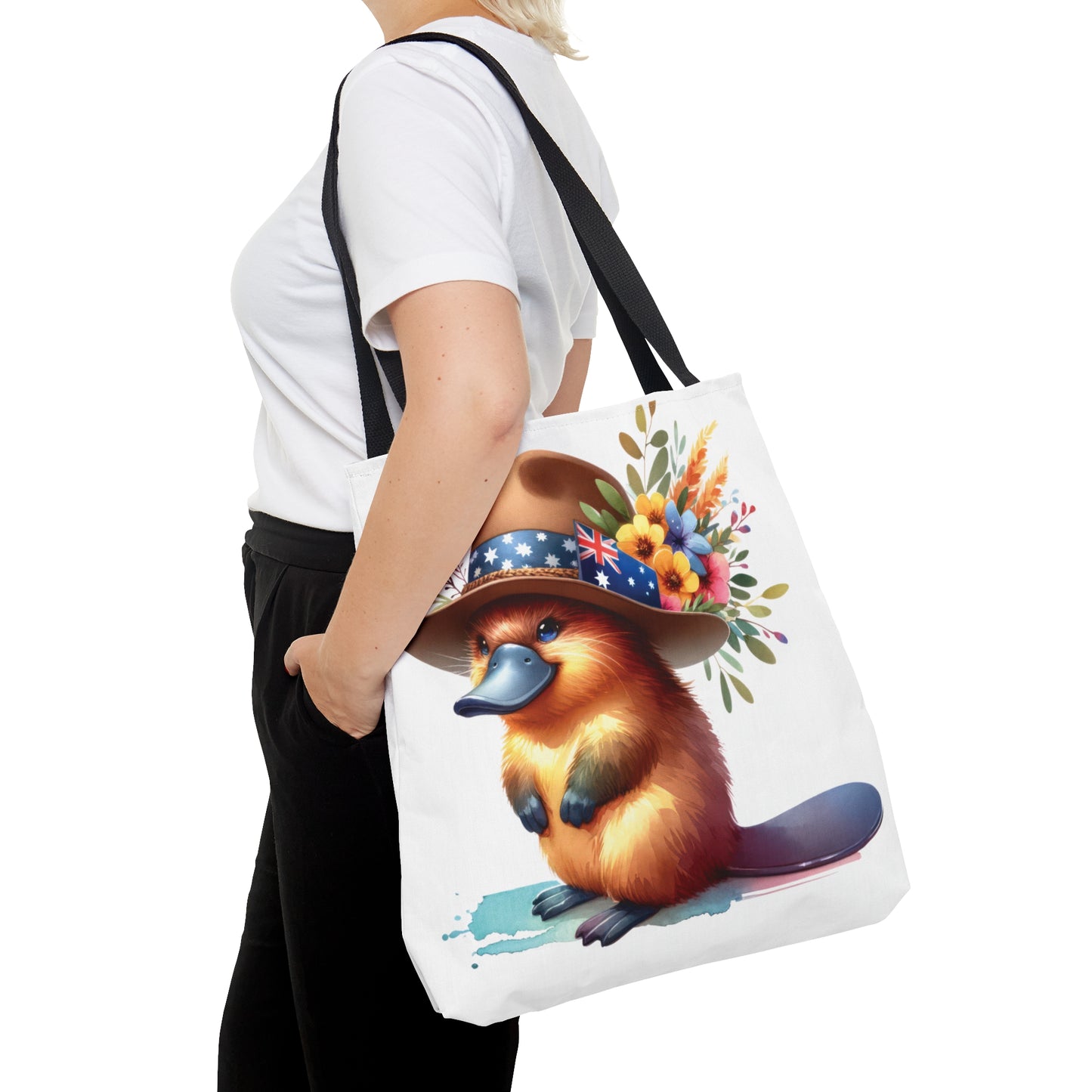 Tote Bag, Australian Animals, Platypus, Personalised/Non-Personalised Tote bag