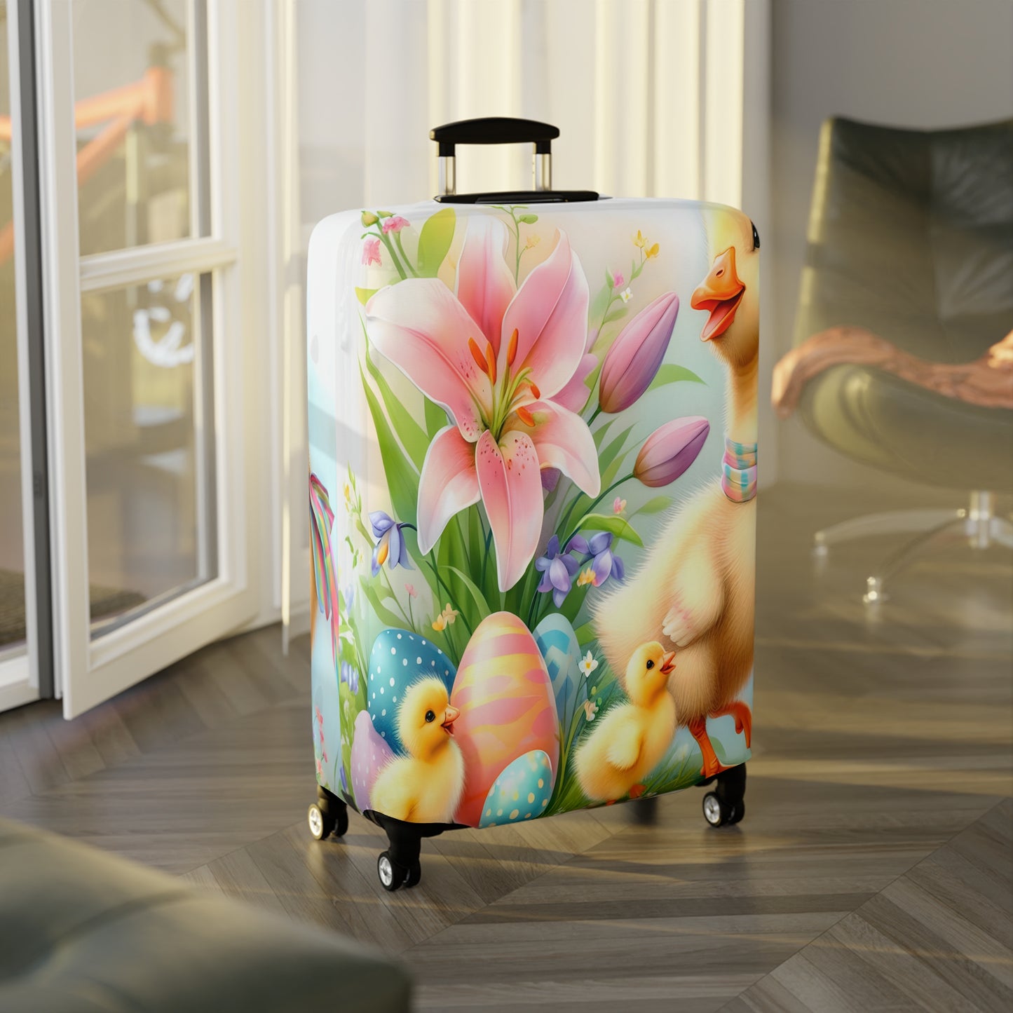 Luggage Cover, Easter, Duck, awd-1634