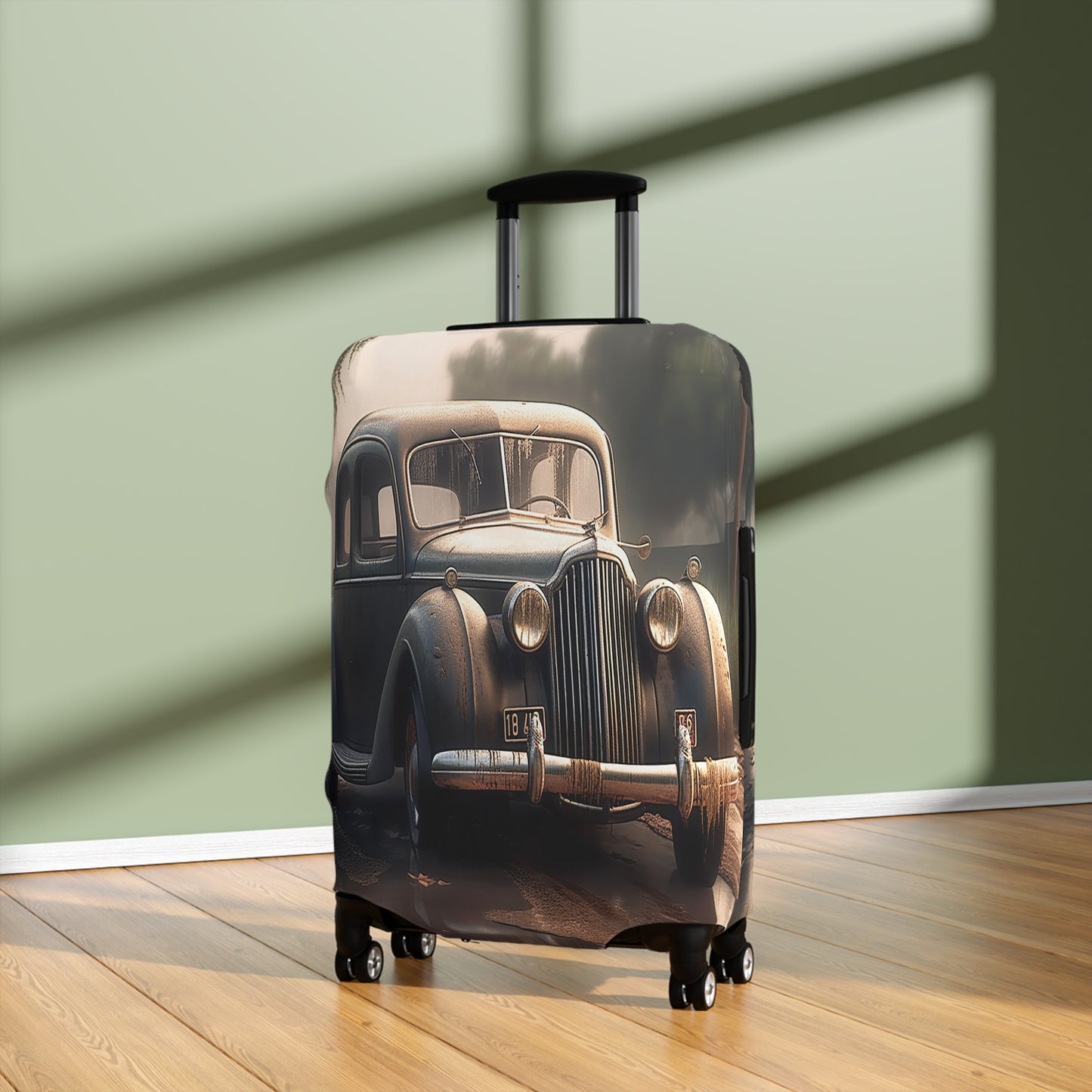 Luggage Cover, Vintage Car, awd-330