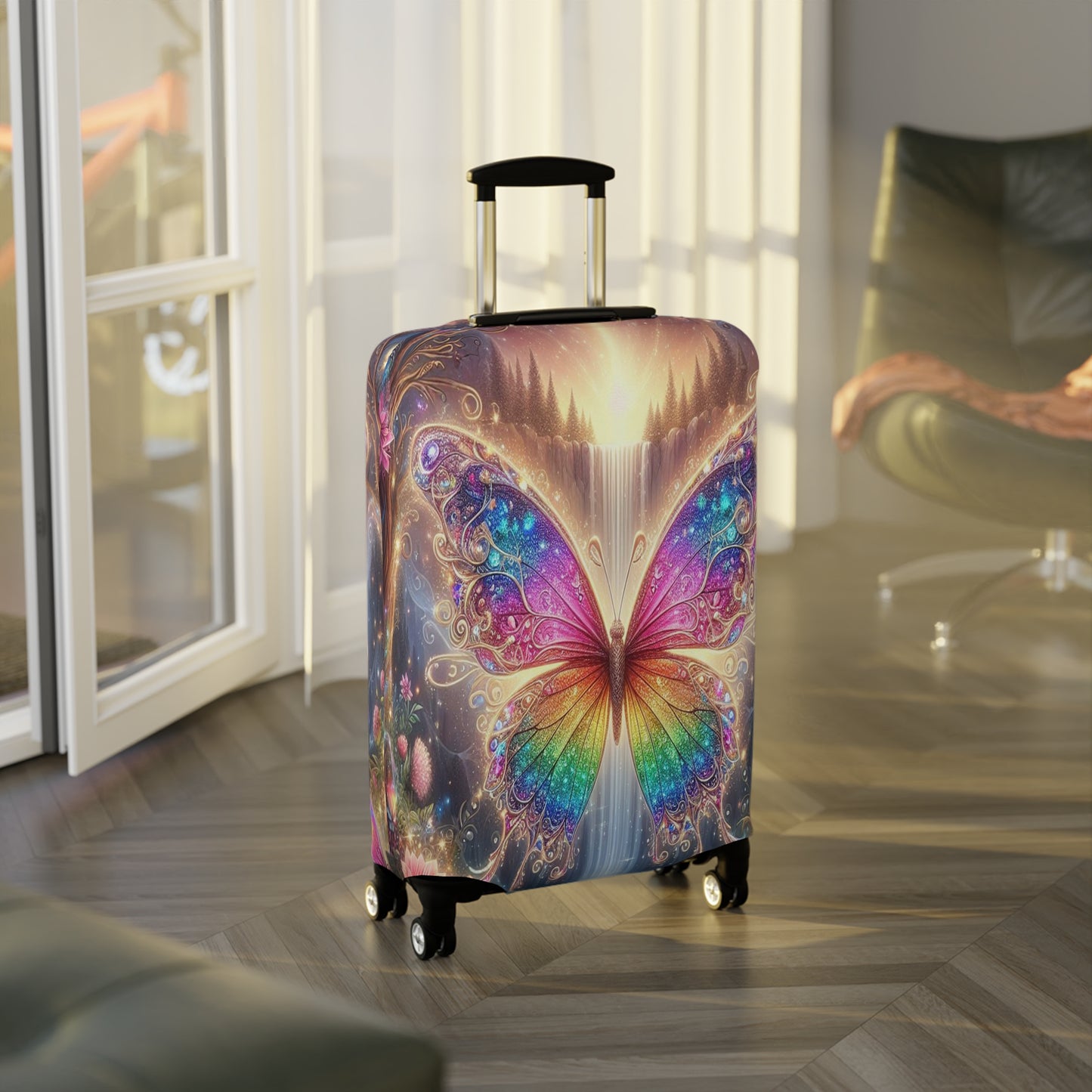 Luggage Cover, Butterfly Dreams, awd-3074