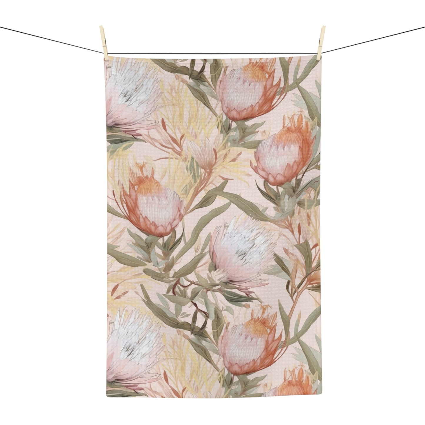 Microfiber Tea Towel Australian Floral