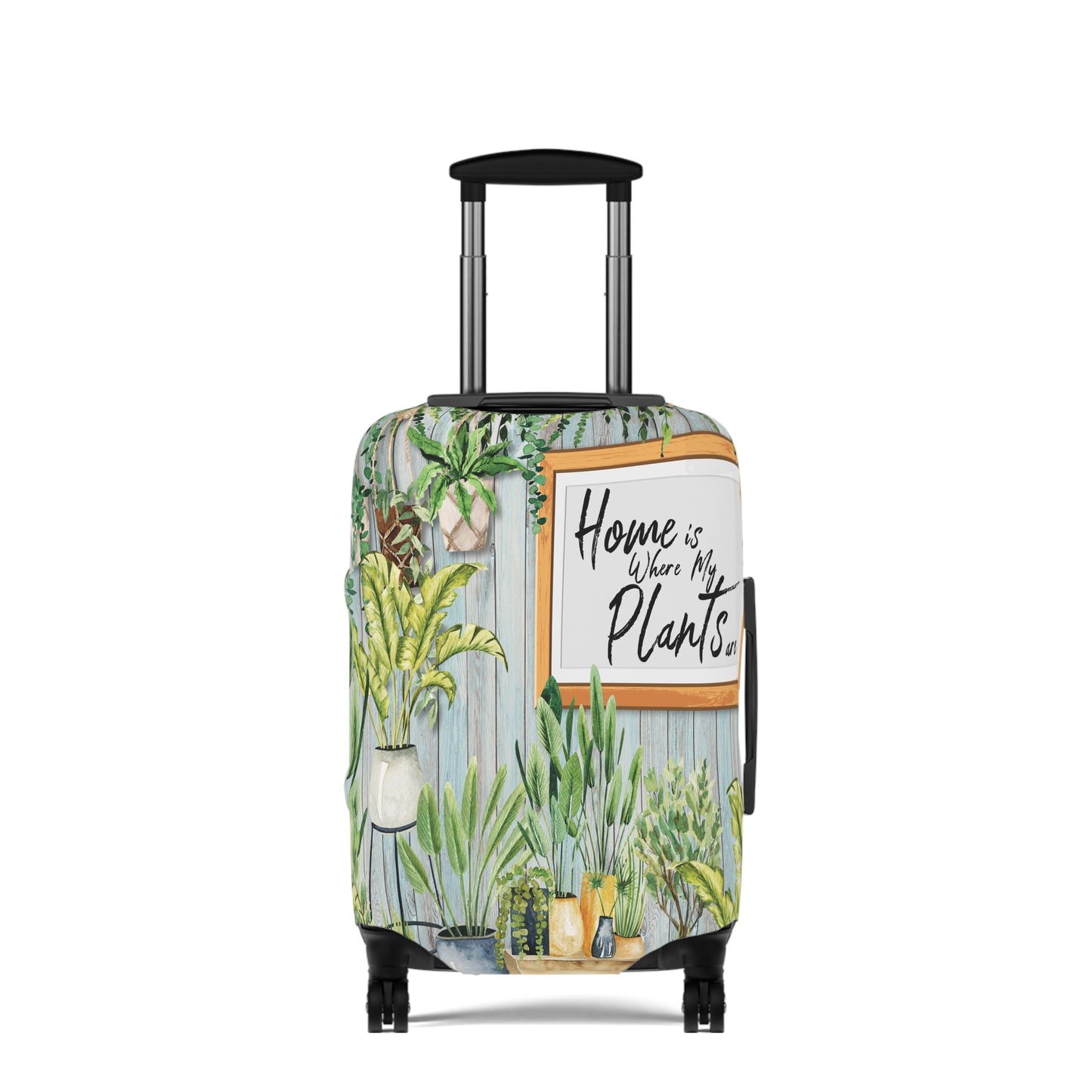 Luggage Cover, Home is where my plants are, awd-024