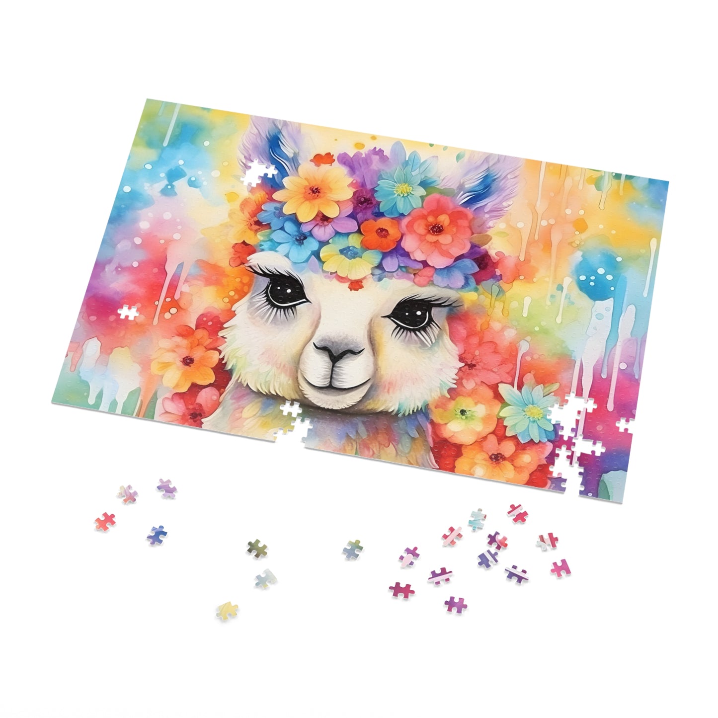 Jigsaw Puzzle, Llama, Personalised/Non-Personalised (30, 110, 252, 500,1000-Piece)