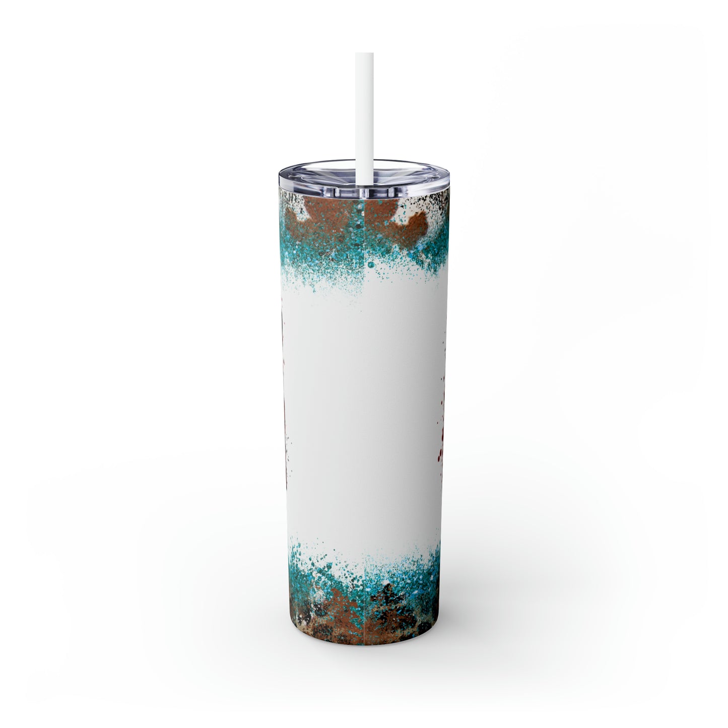 Skinny Tumbler with Straw, 20oz Baseball Mom