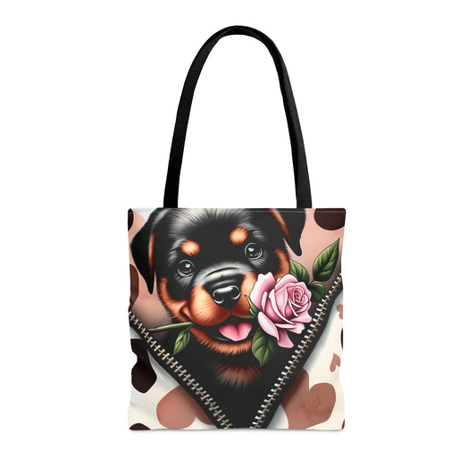 Tote Bag, Cute Dog, Personalised/Non-Personalised Tote bag