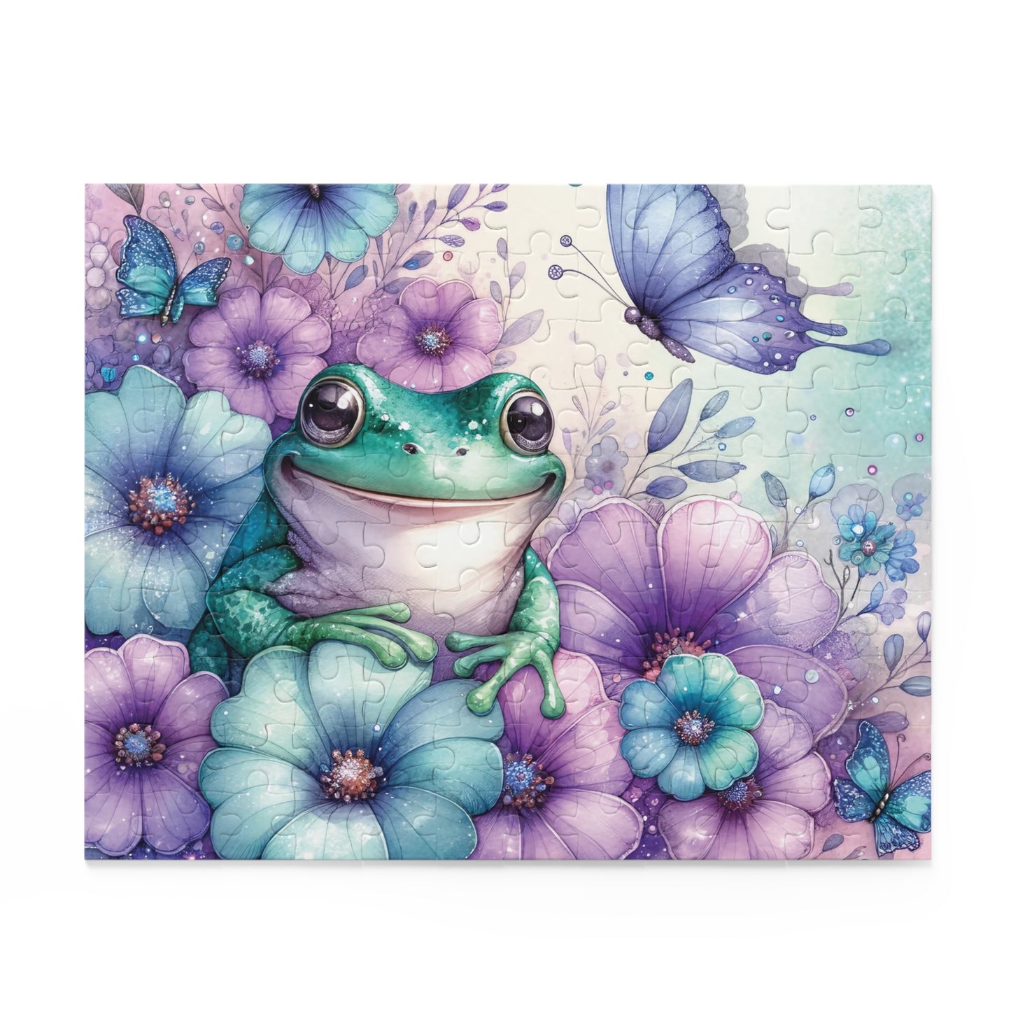 Personalised/Non-Personalised Puzzle, Frog (120, 252, 500-Piece)