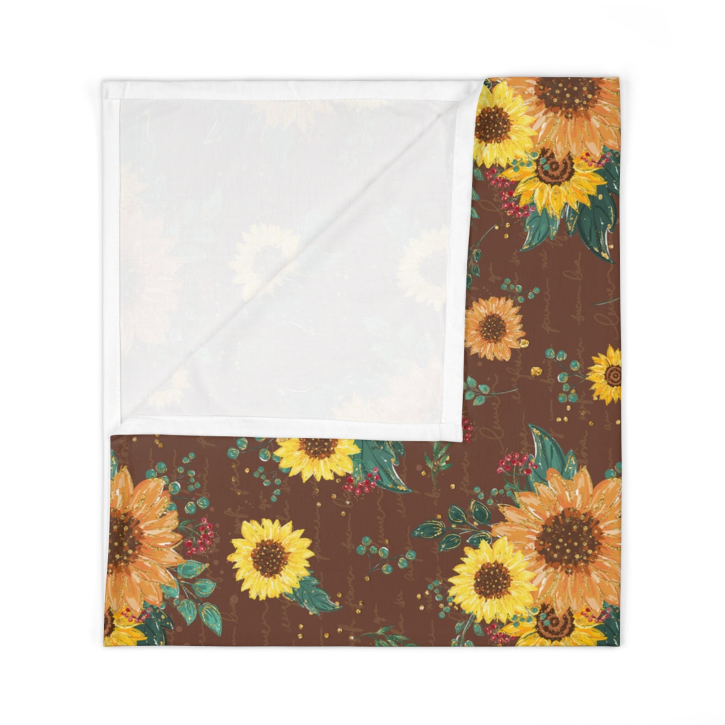 Baby Swaddle Blanket, Sunflowers, Baby Swaddle, Baby Shower gift