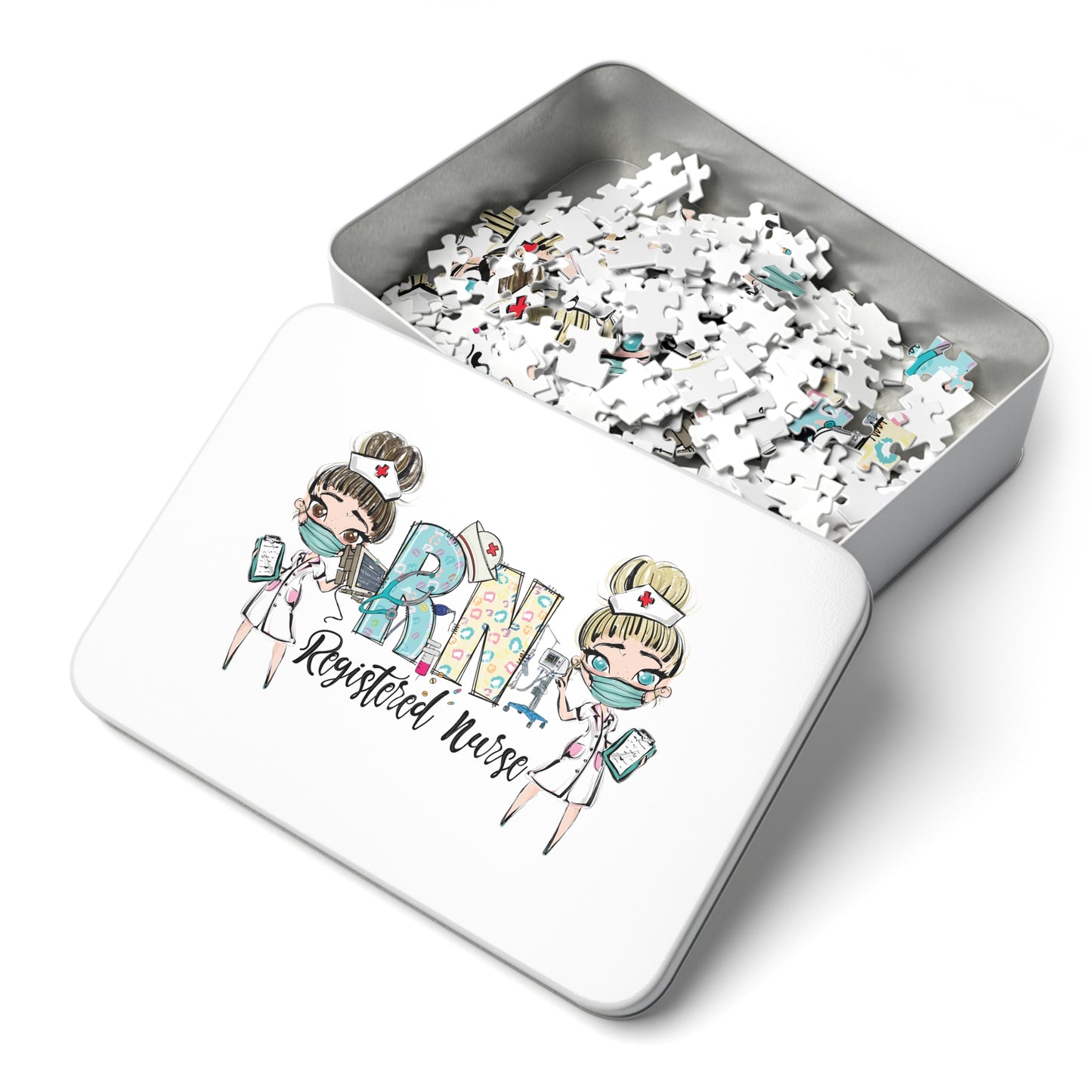 Puzzle, Nurse, RN Nurse, Registered Nurse, Personalised/Non-Personalised (30, 110, 252, 500,1000-Piece) awd-638