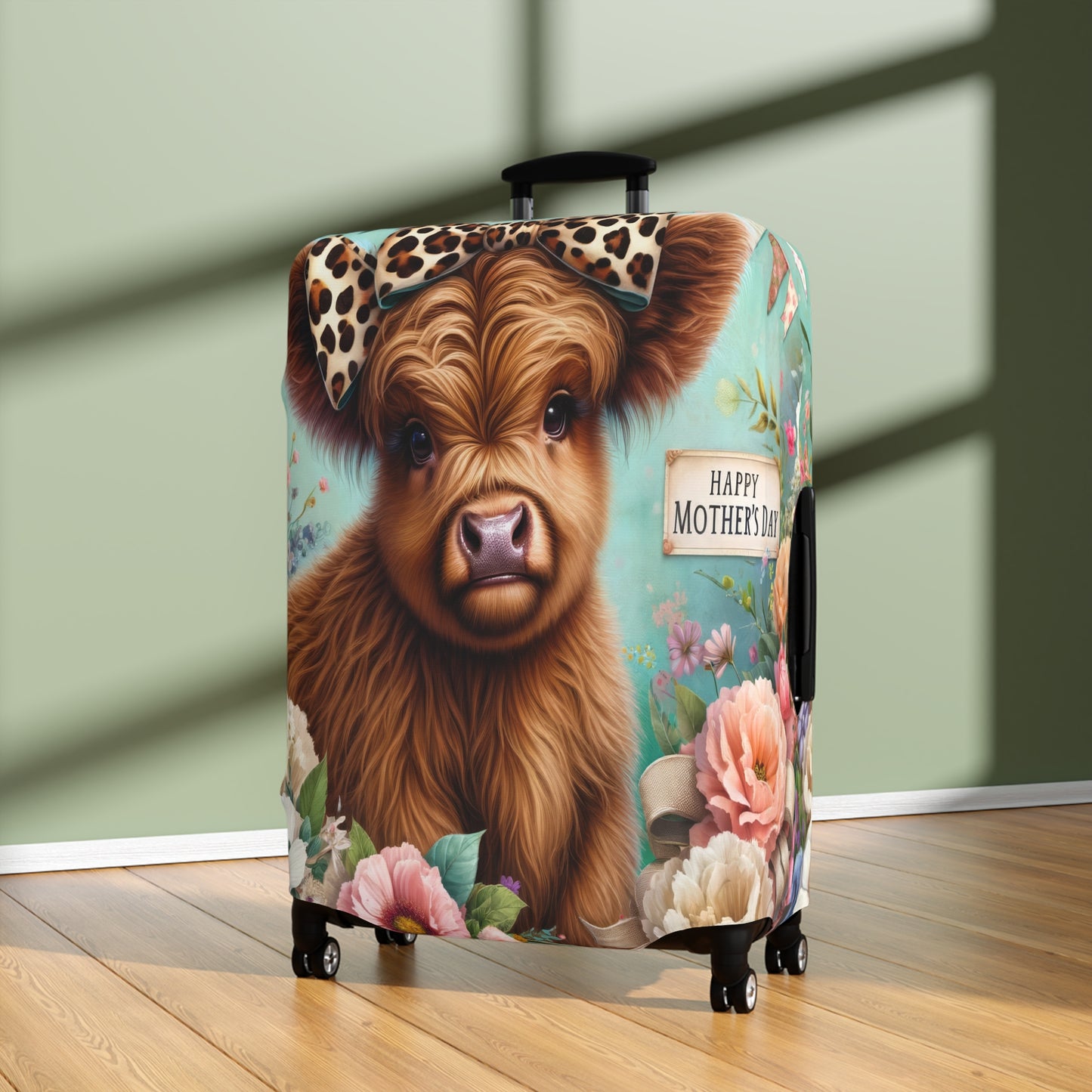 Luggage Cover, Highland Cow, awd-5004