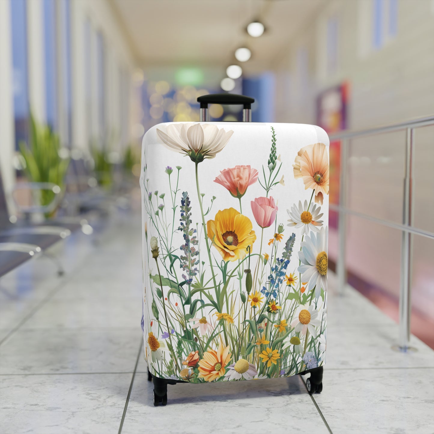 Luggage Cover, Floral, Wildflowers, awd-3042