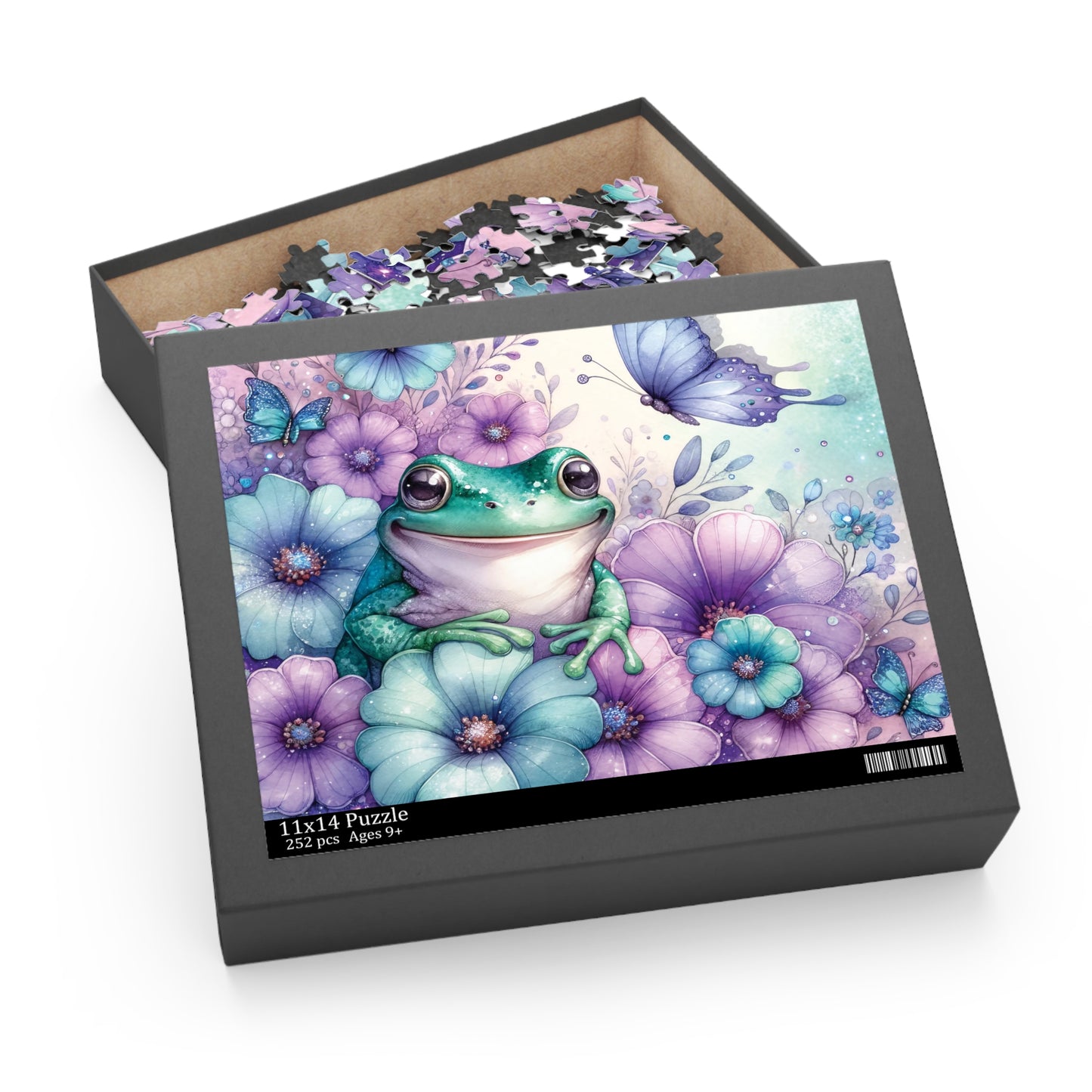 Personalised/Non-Personalised Puzzle, Frog (120, 252, 500-Piece)