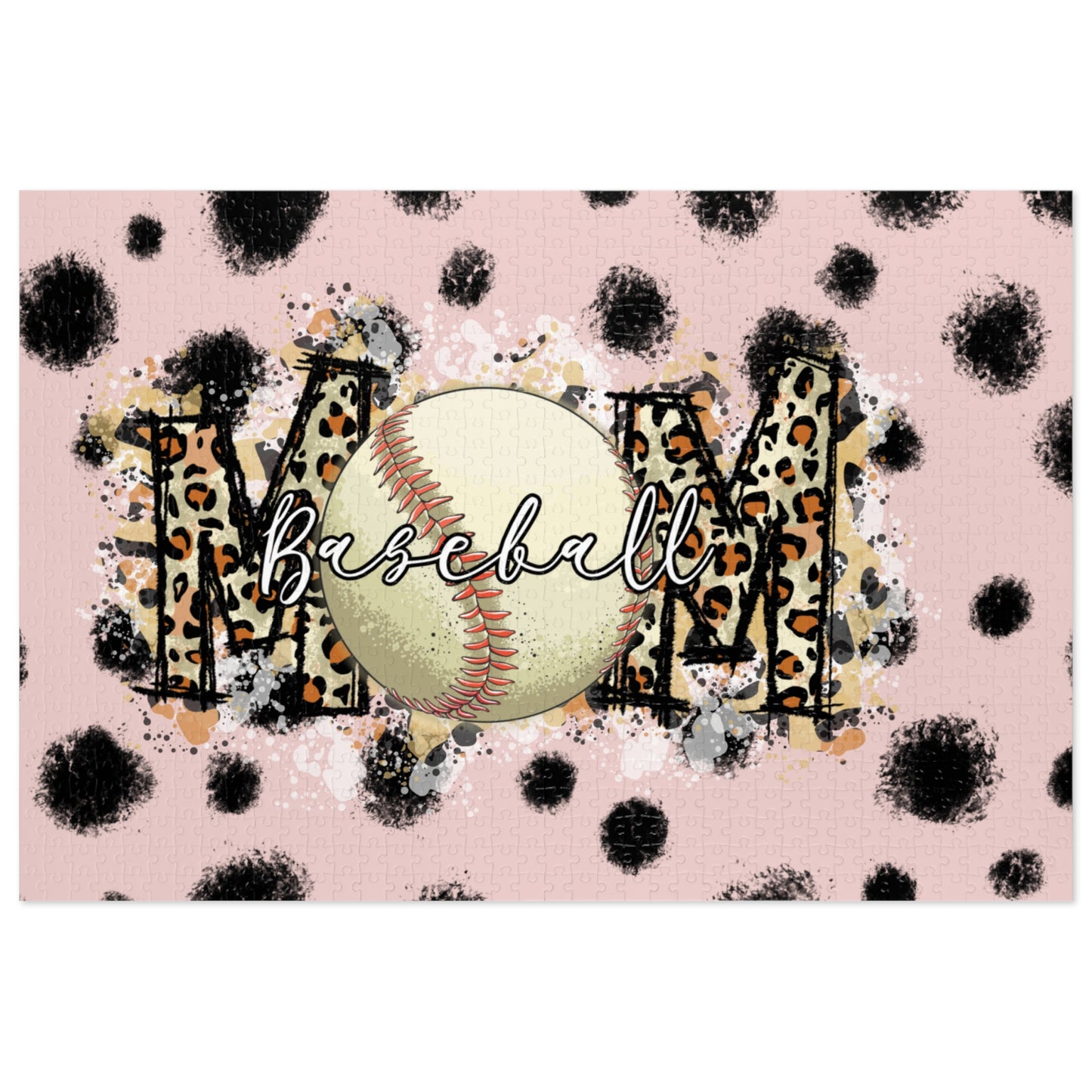 Jigsaw Puzzle in Tin, Baseball Mom, Personalised/Non-Personalised, awd-405 (30, 110, 252, 500,1000-Piece)