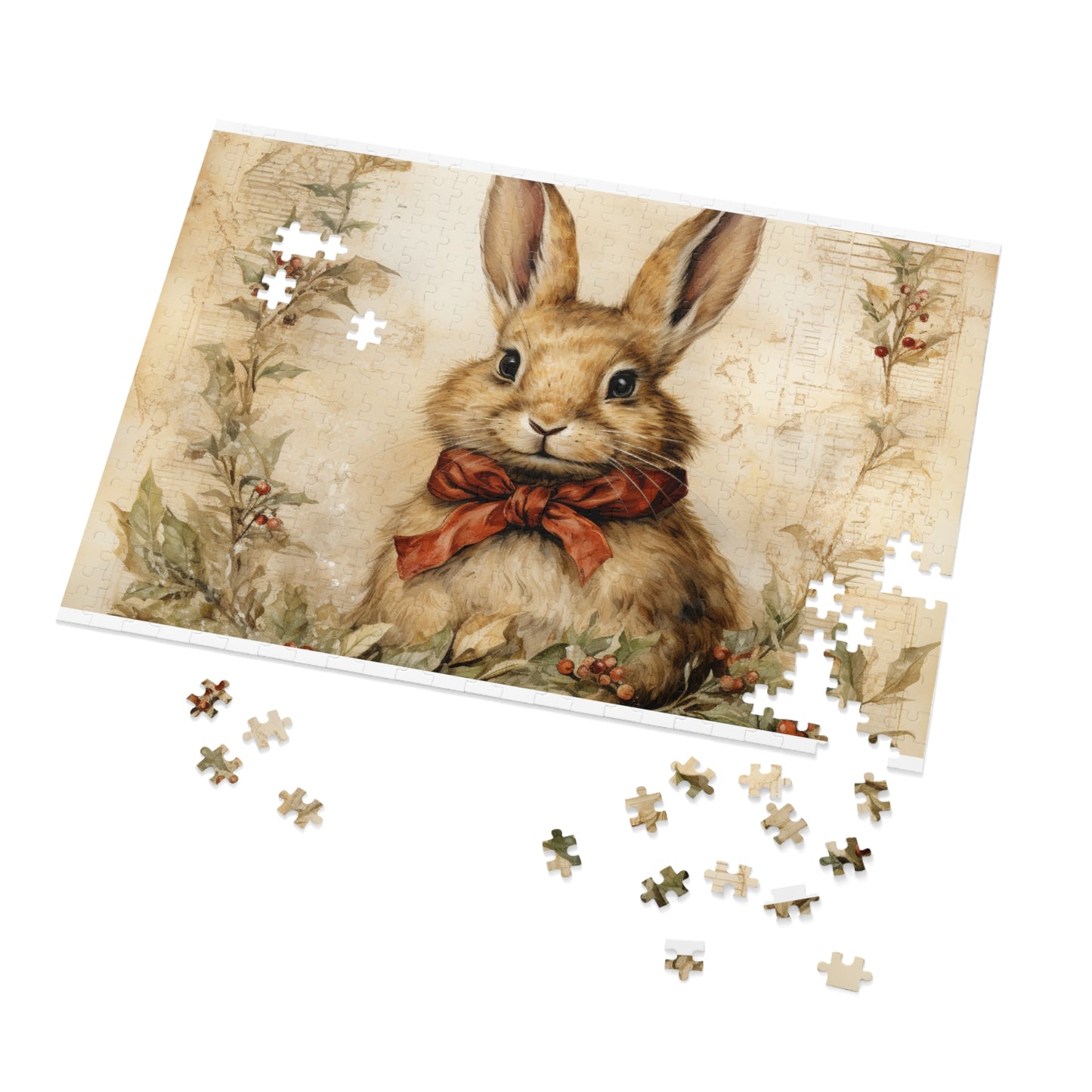 Jigsaw Puzzle, Rabbit, Personalised/Non-Personalised (30, 110, 252, 500,1000-Piece)