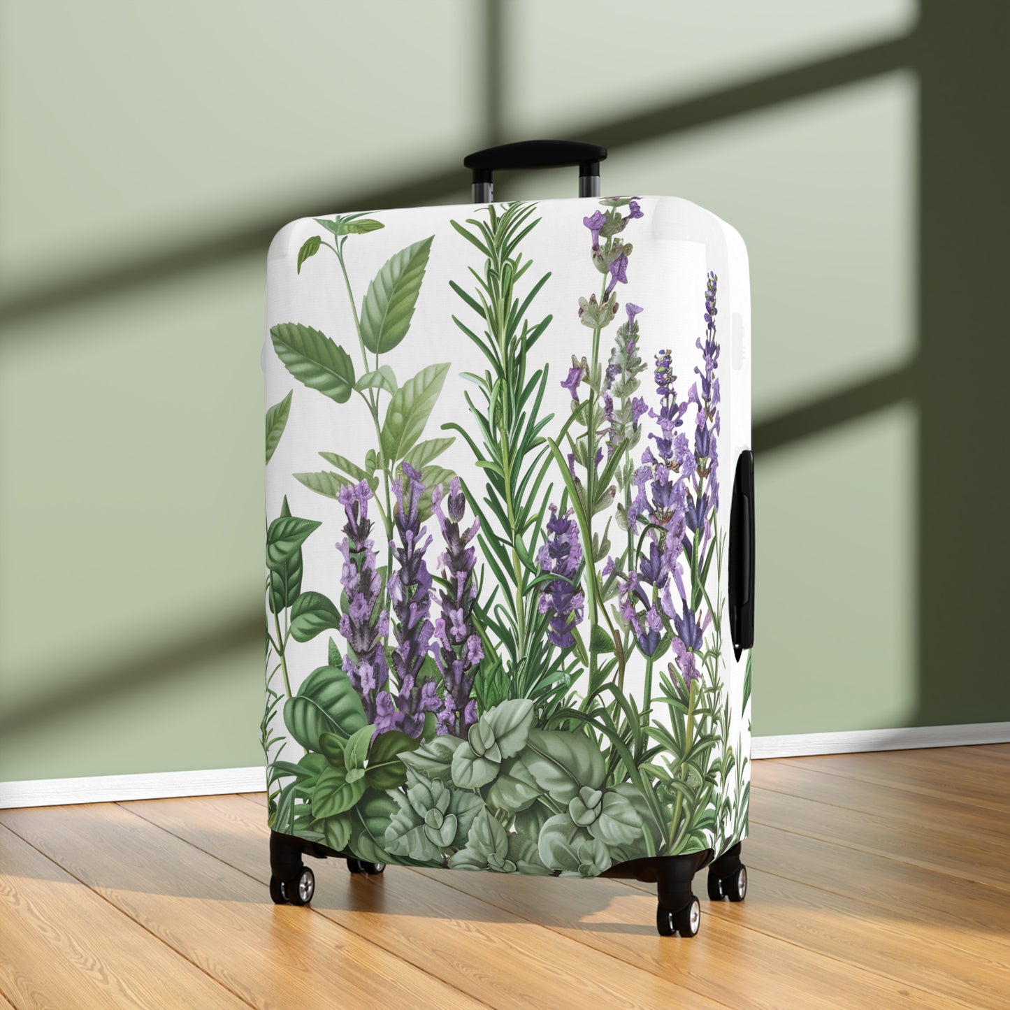 Luggage Cover, Floral, Lavender, awd-3041