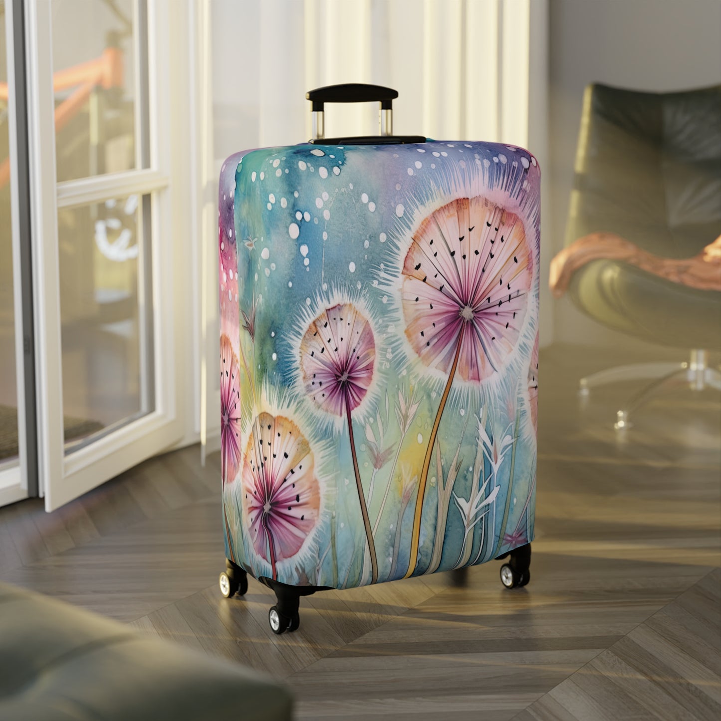 Luggage Cover, Floral, Dandelions, awd-244