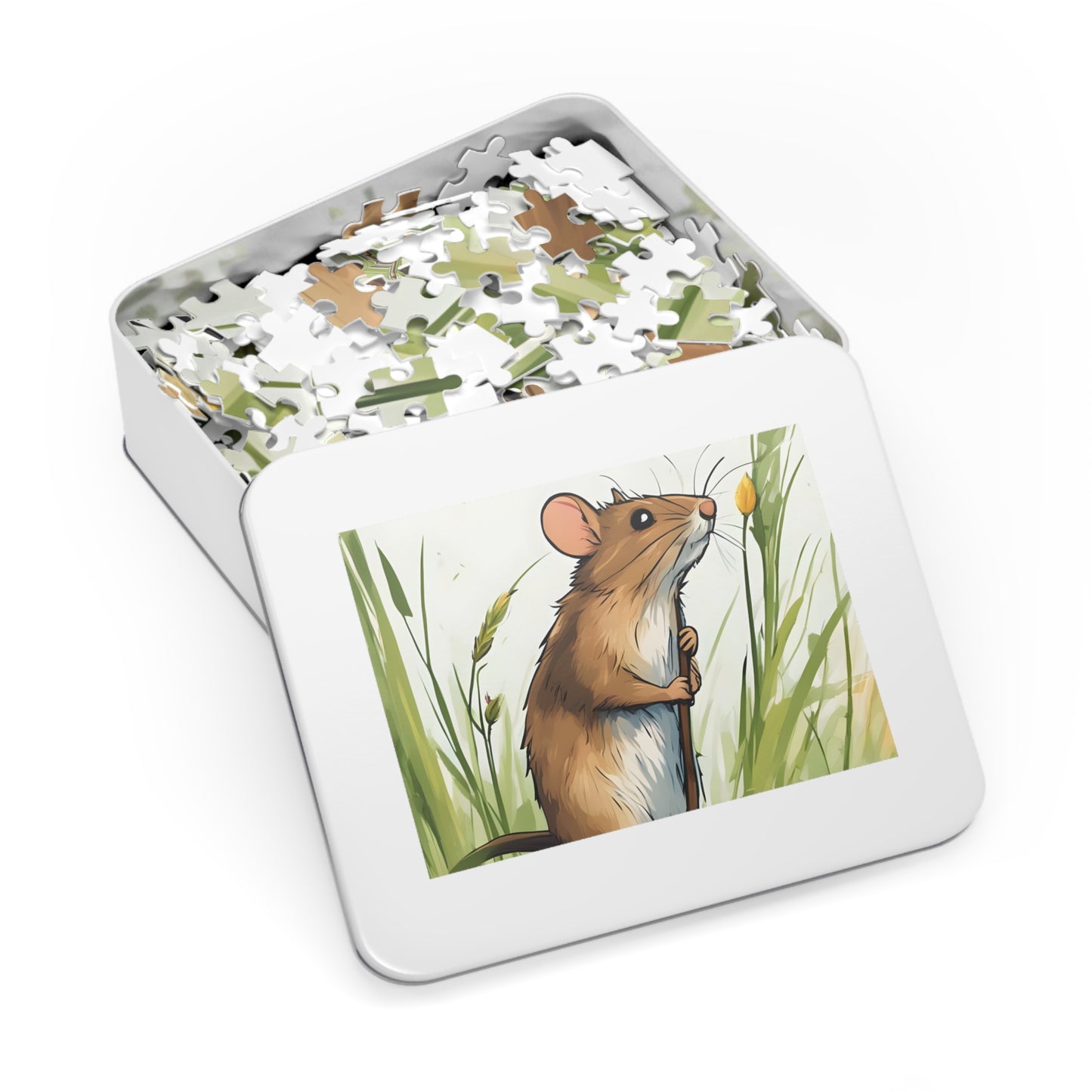 Puzzle, Mouse, Personalised/Non-Personalised (30, 110, 252, 500,1000-Piece)