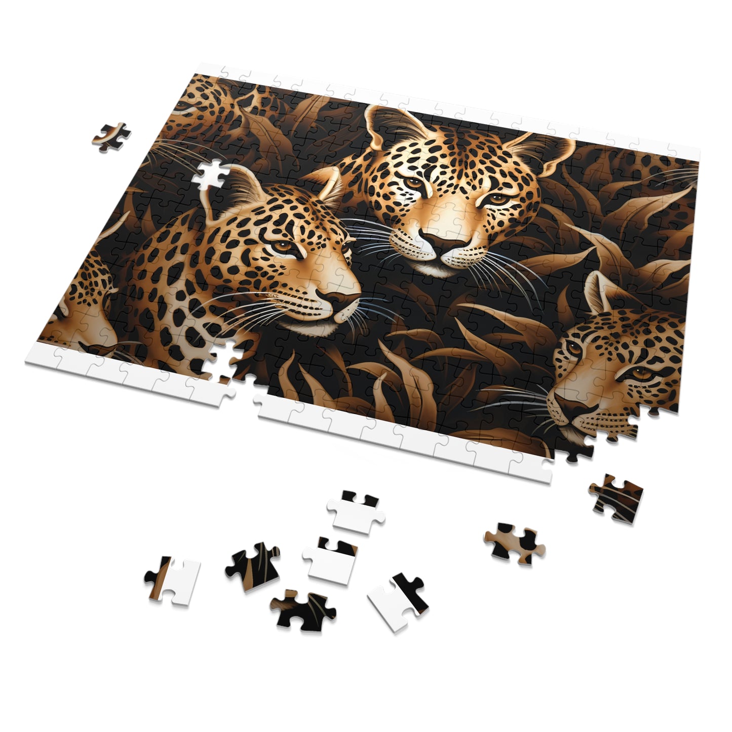 Jigsaw Puzzle, Leopard, Personalised/Non-Personalised (30, 110, 252, 500,1000-Piece)