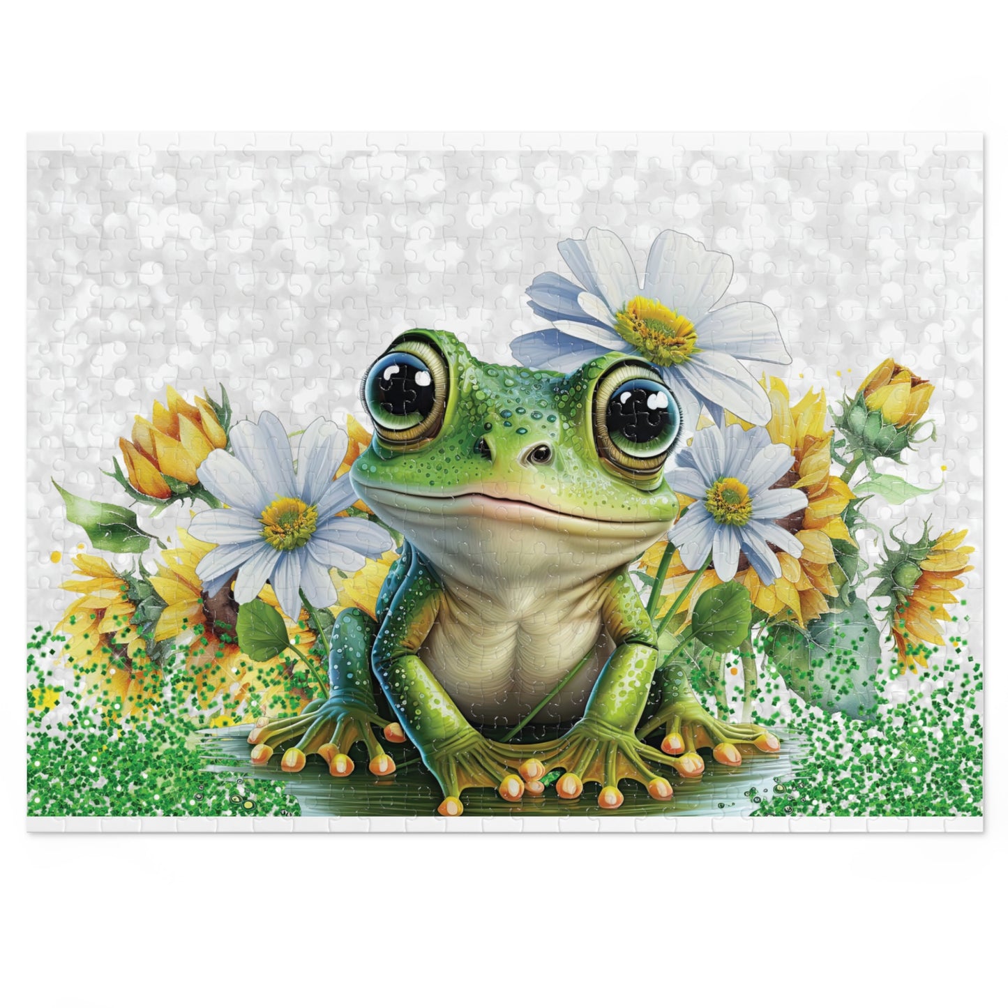 Jigsaw Puzzle, Frog, Personalised/Non-Personalised (30, 110, 252, 500,1000-Piece)