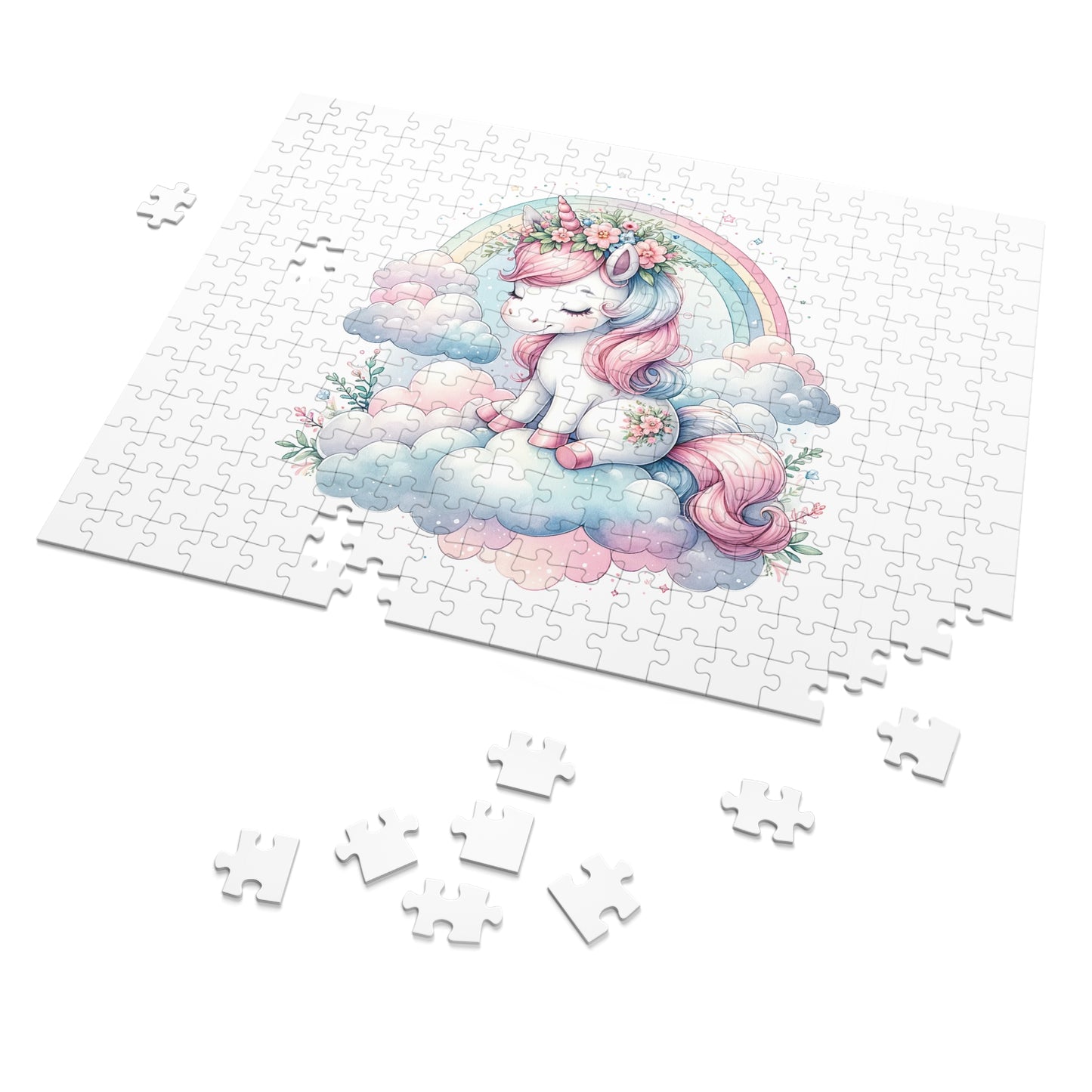 Jigsaw Puzzle, Unicorn, Personalised/Non-Personalised (30, 110, 252, 500,1000-Piece)