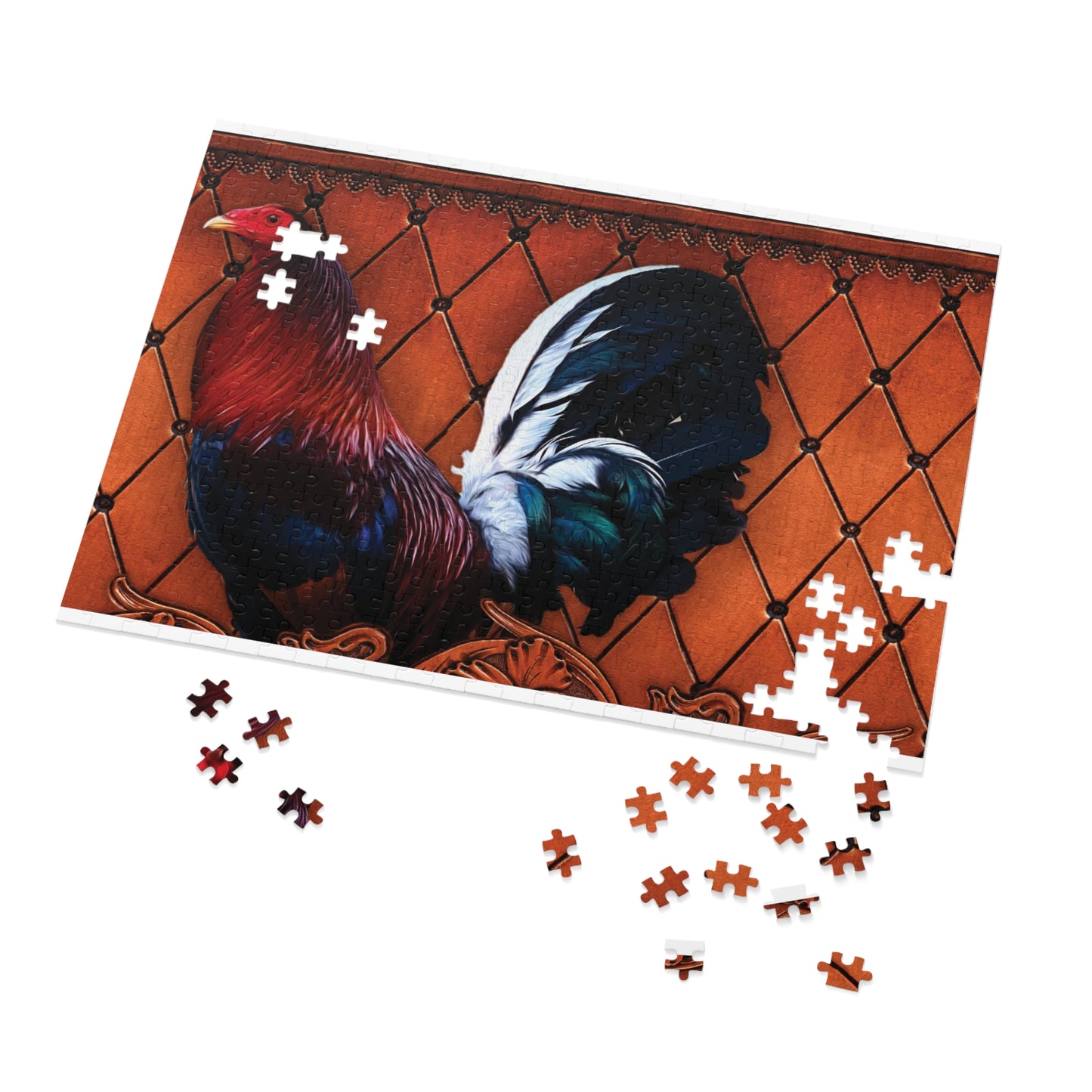 Jigsaw Puzzle, Western, Chicken/Rooster, Personalised/Non-Personalised (30, 110, 252, 500,1000-Piece)