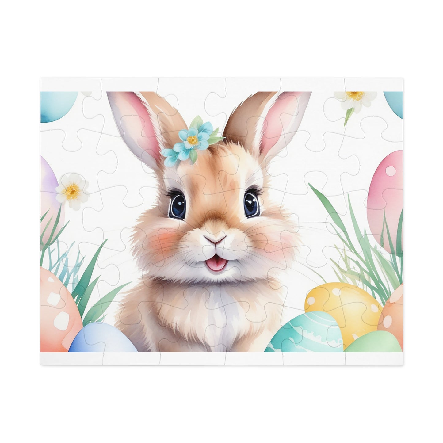 Puzzle, Easter, Rabbit, Personalised/Non-Personalised (30, 110, 252, 500,1000-Piece) awd-651