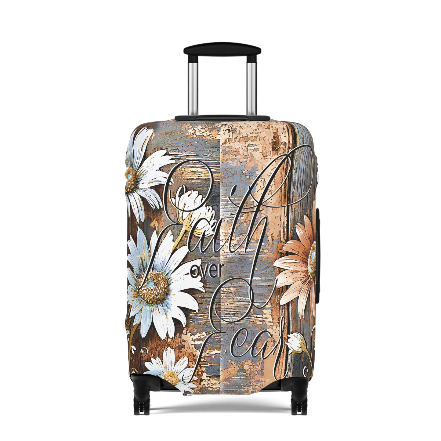 Luggage Cover, Faith over Fear, awd-1668