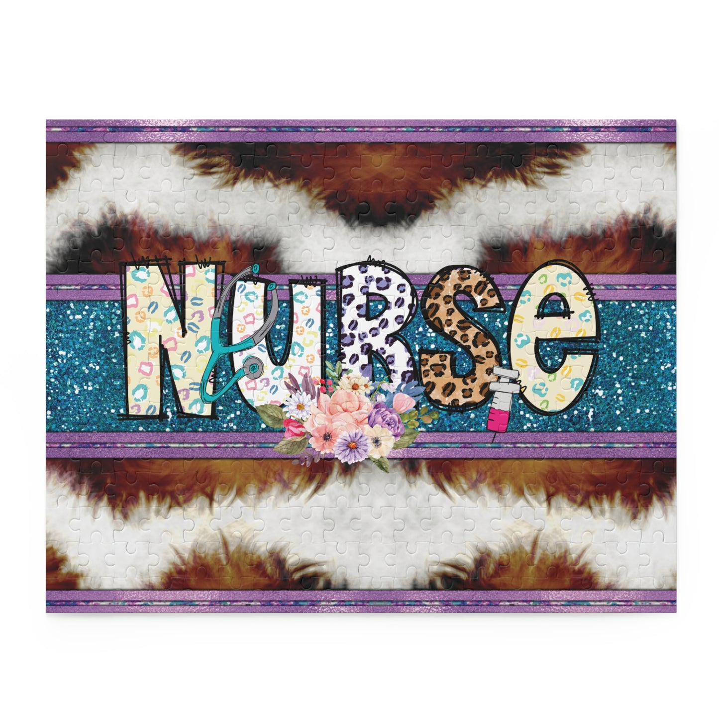 Personalised/Non-Personalised Puzzle, Nurse (120, 252, 500-Piece)