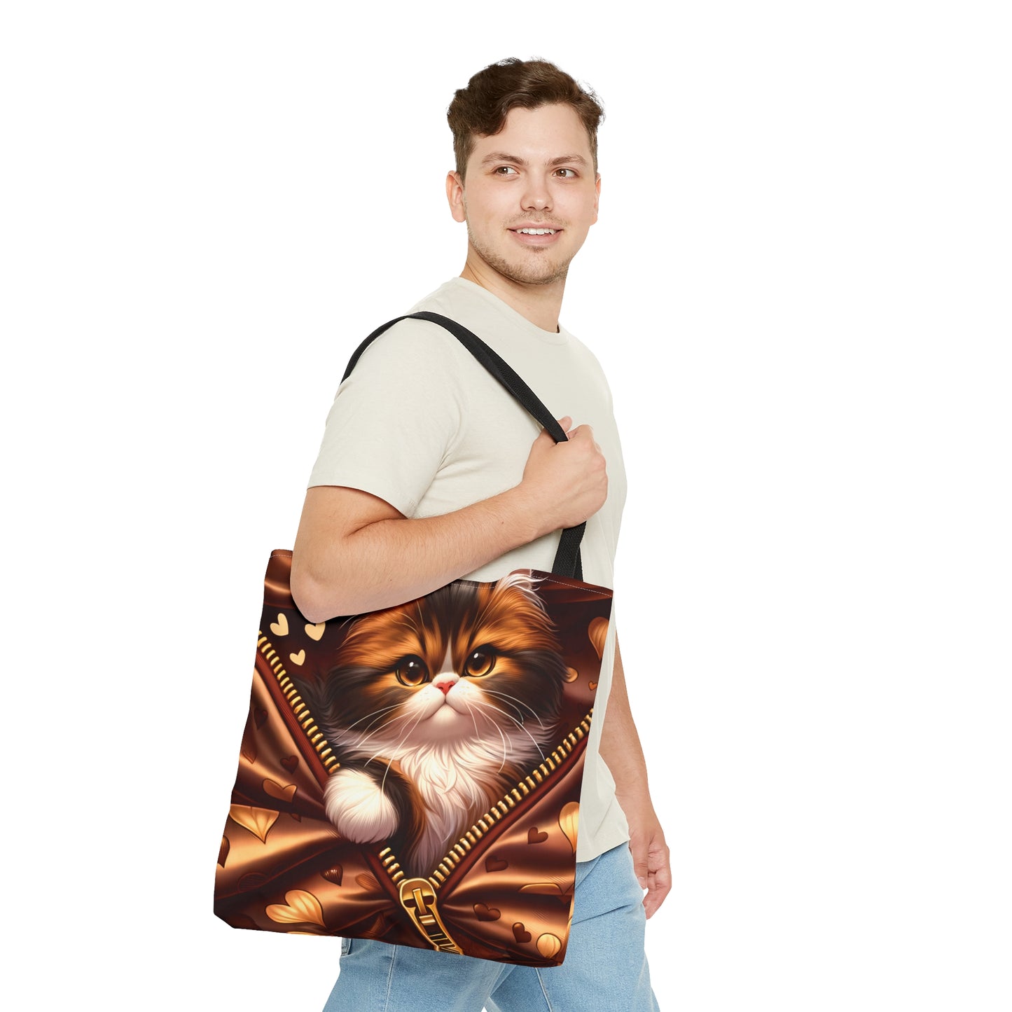 Tote Bag, Cat, Personalised/Non-Personalised Tote bag