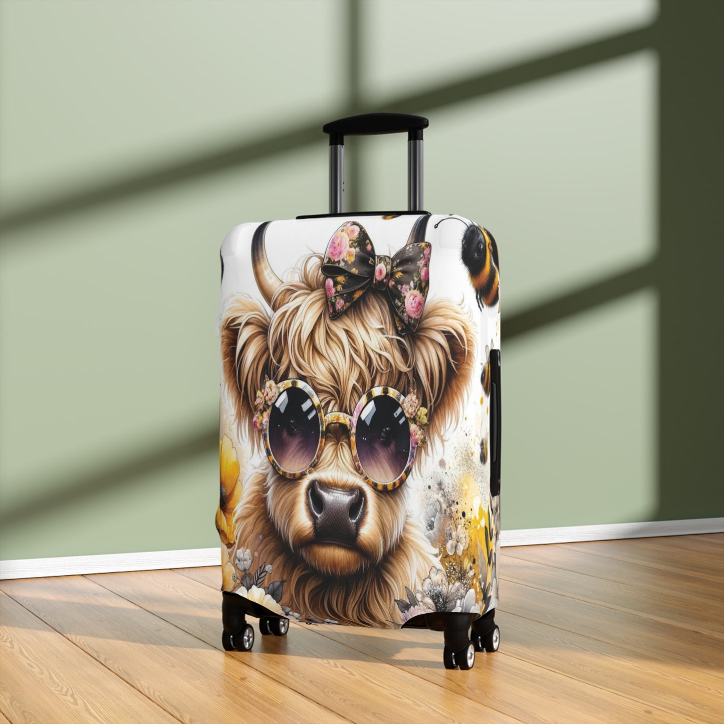 Luggage Cover, Highland Cow, awd-701