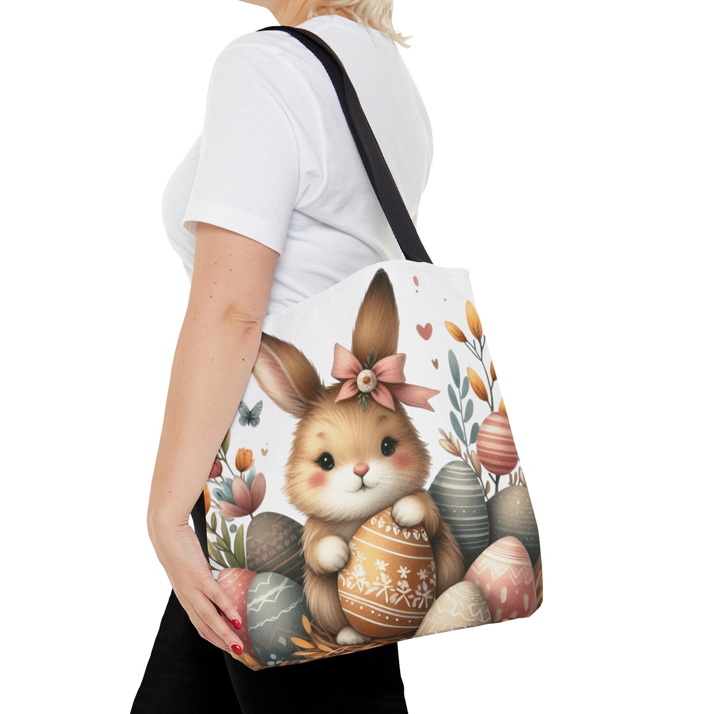 Tote Bag, Easter, Easter Bunny, Personalised/Non-Personalised Tote bag