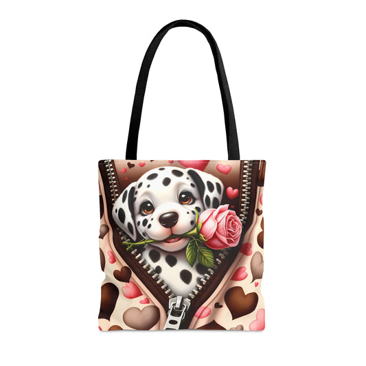 Tote Bag, Cute Dog, Personalised/Non-Personalised Tote bag