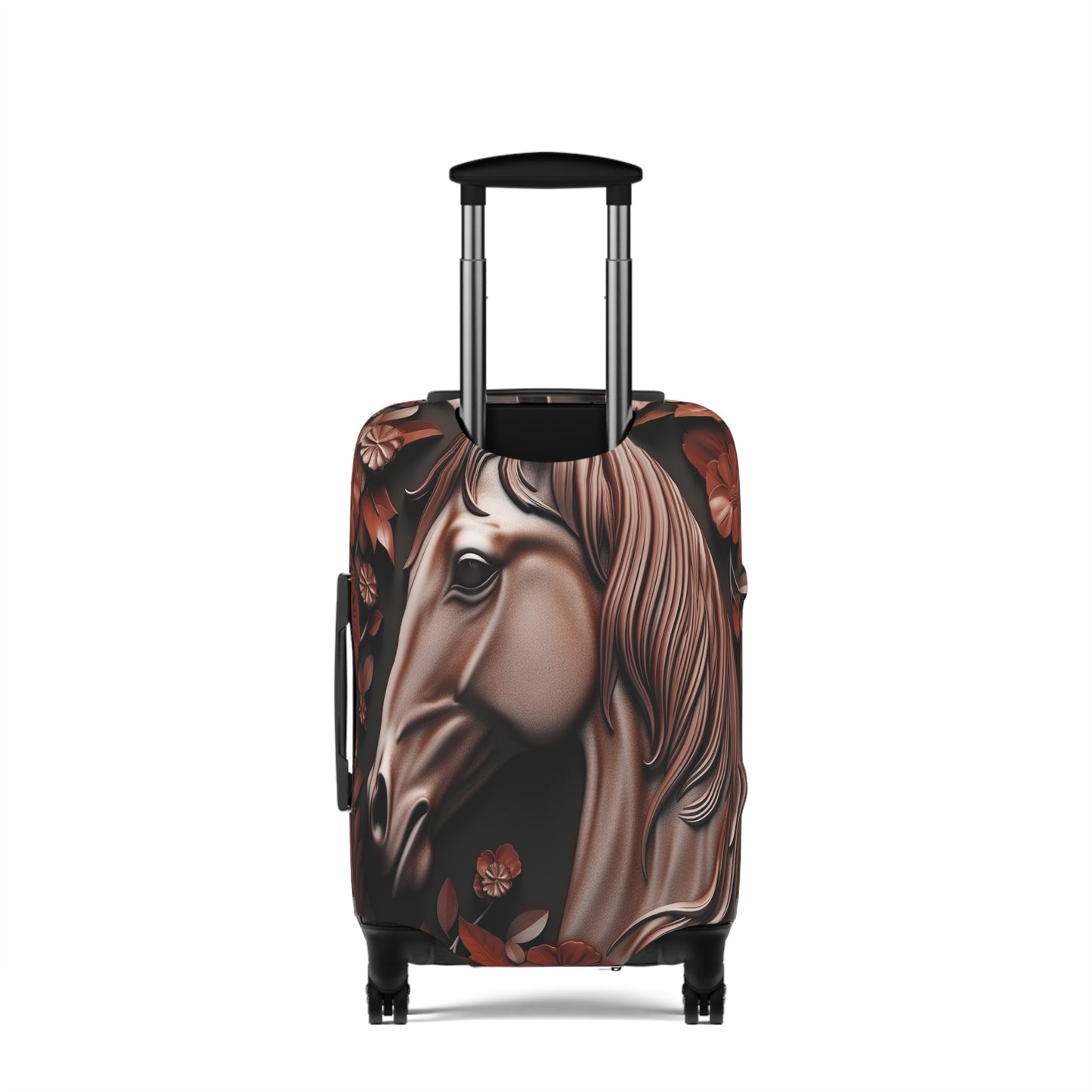 Luggage Cover, Horse, 3D with Flowers, awd-1800