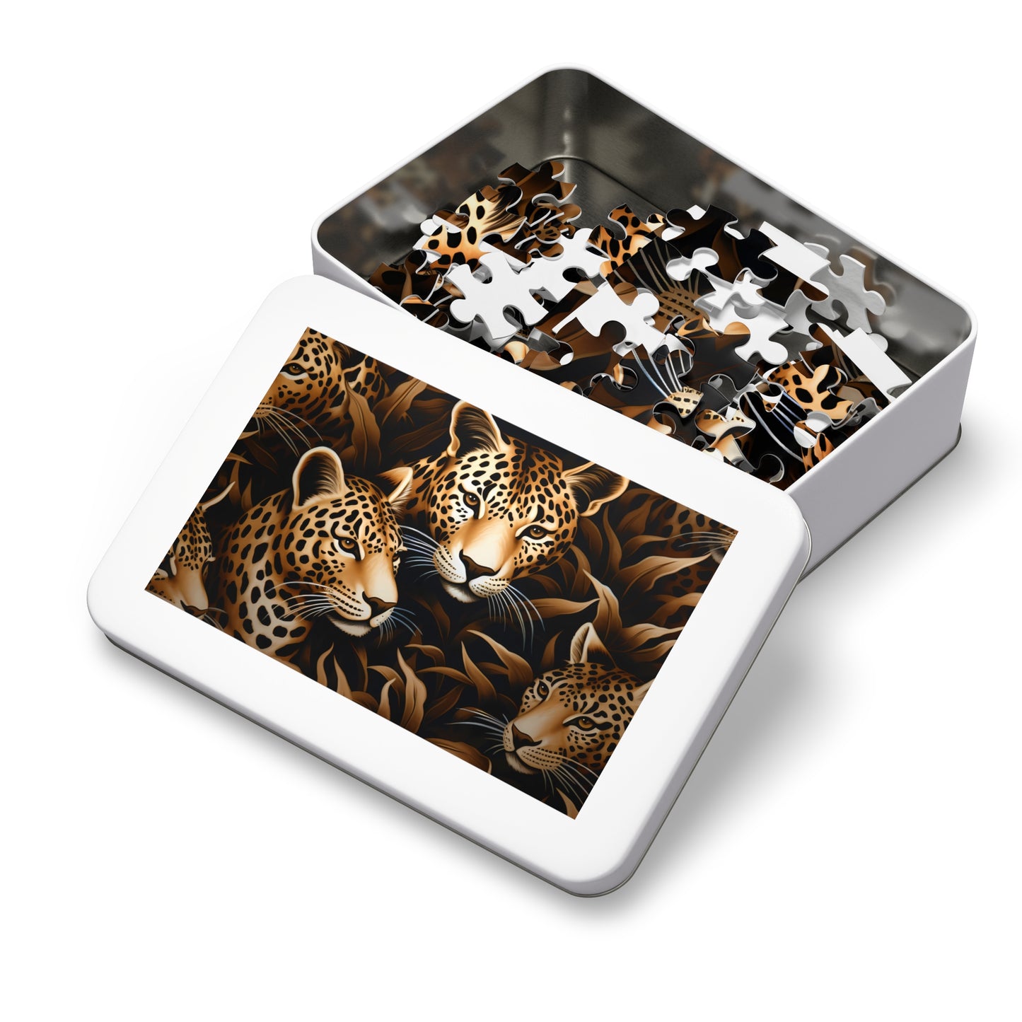 Jigsaw Puzzle, Leopard, Personalised/Non-Personalised (30, 110, 252, 500,1000-Piece)