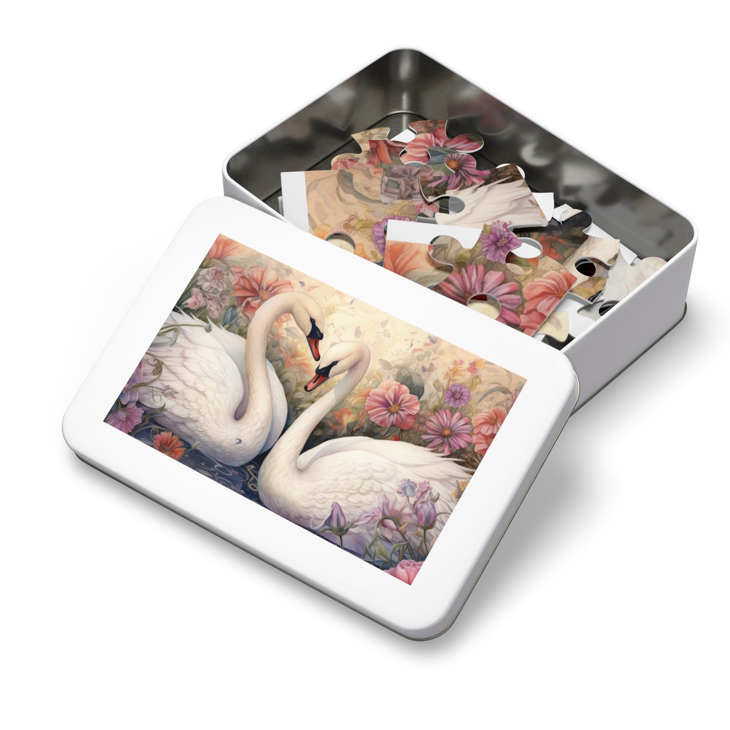 Jigsaw Puzzle, Swan, Personalised/Non-Personalised (30, 110, 252, 500,1000-Piece)