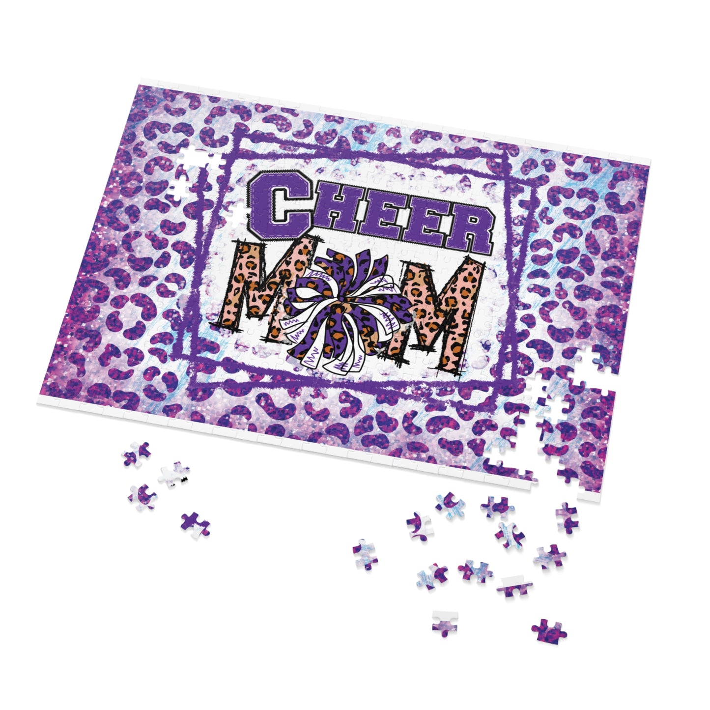 Jigsaw Puzzle, Cheer Mom, Personalised/Non-Personalised (30, 110, 252, 500,1000-Piece)