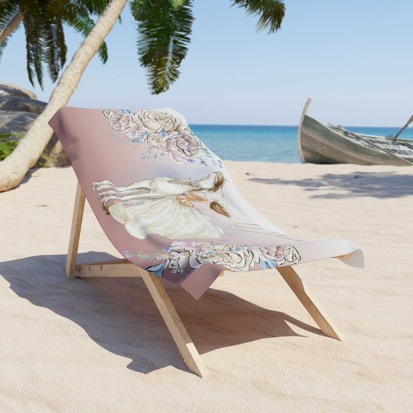 Beach Towel, Western, Polycotton Towel, 2 sizes Available