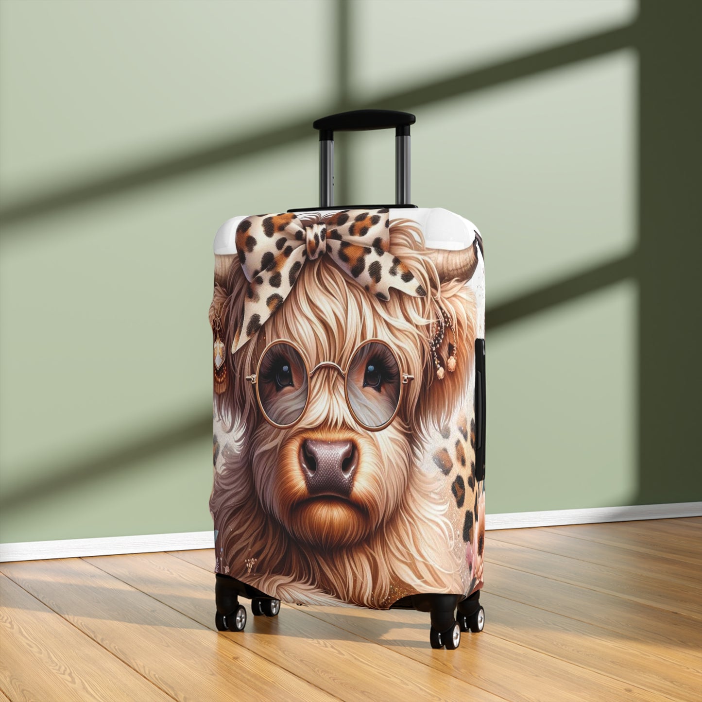 Luggage Cover, Highland Cow, awd-1410