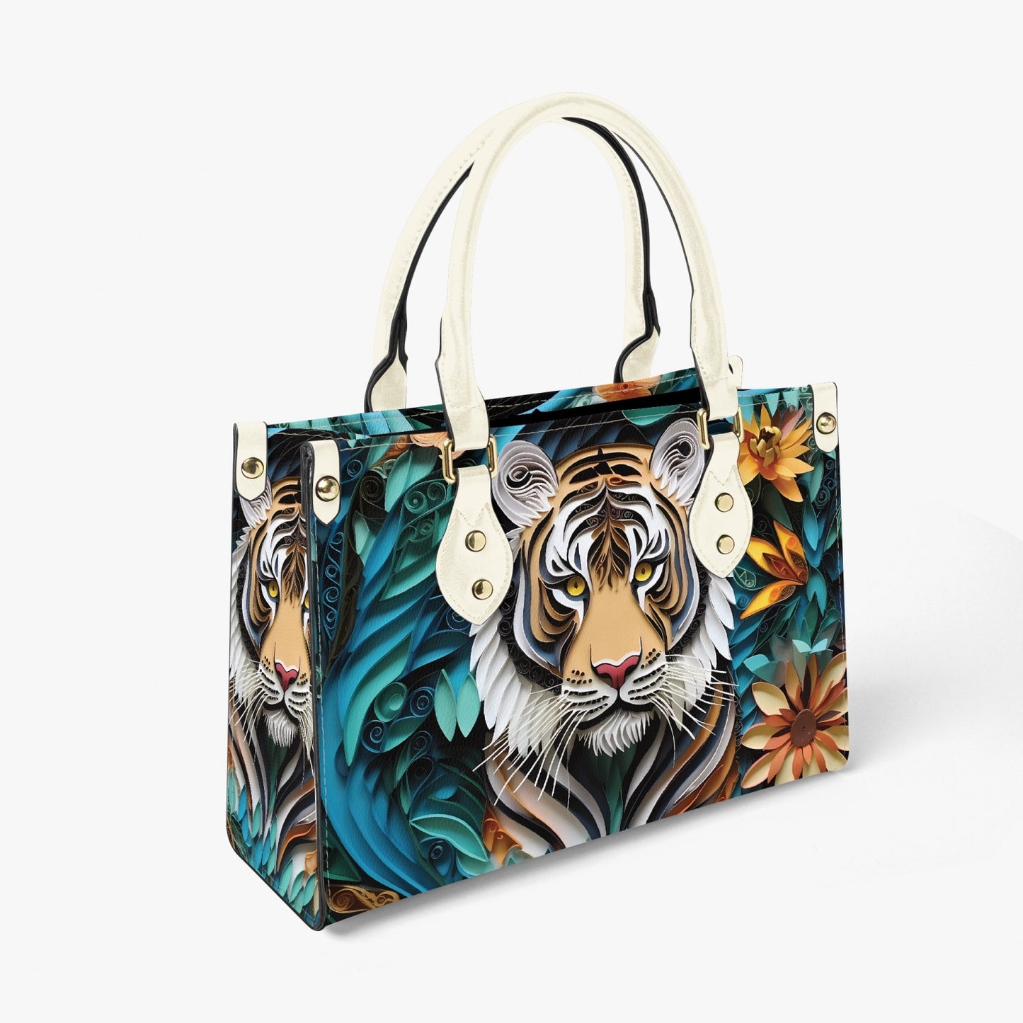 Women's Tote Bag - Long Strap - Tiger